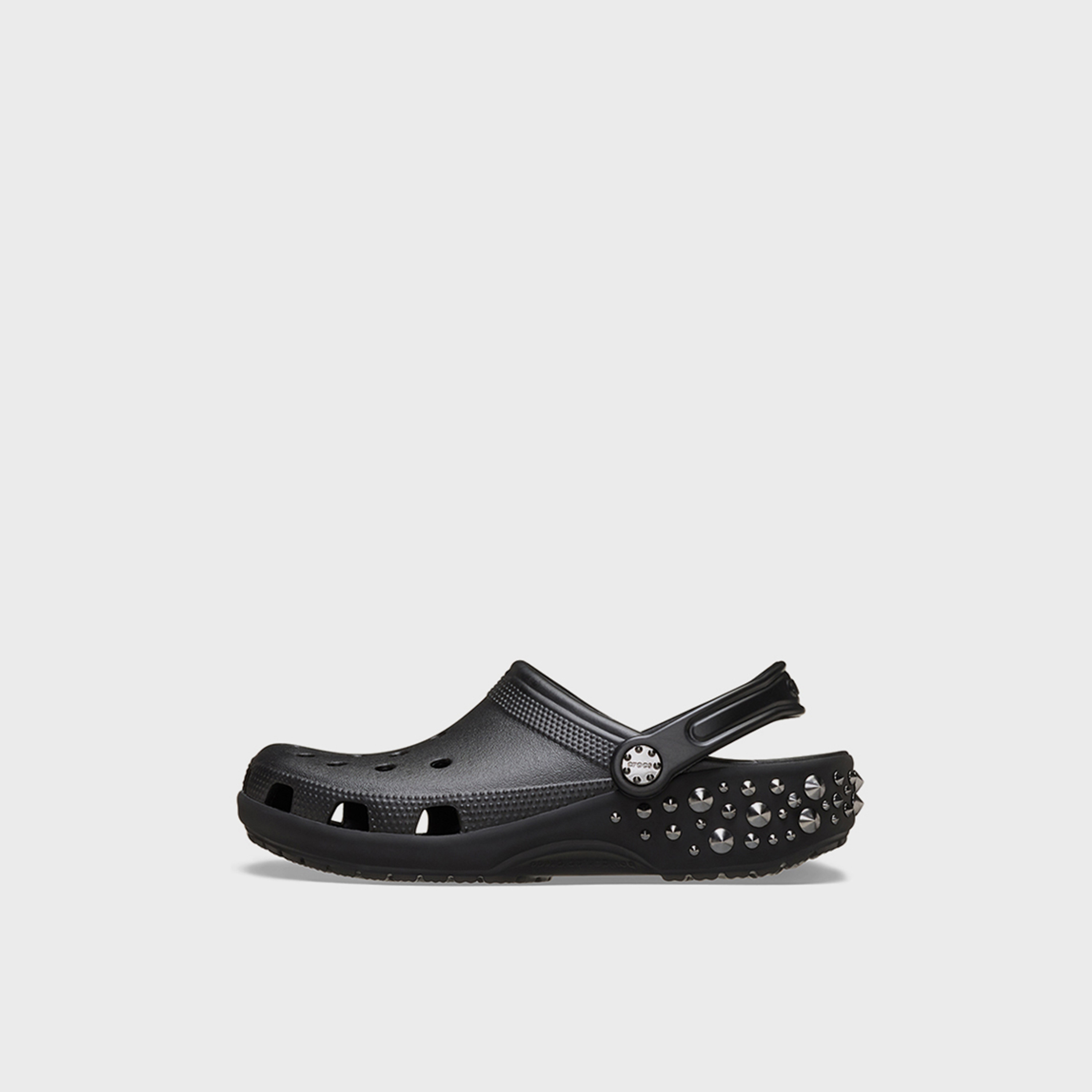 Crocs Unisex Slip On Classic Studded Clogs | 211596-001-women-shoes-flipflopsandslides-image-2