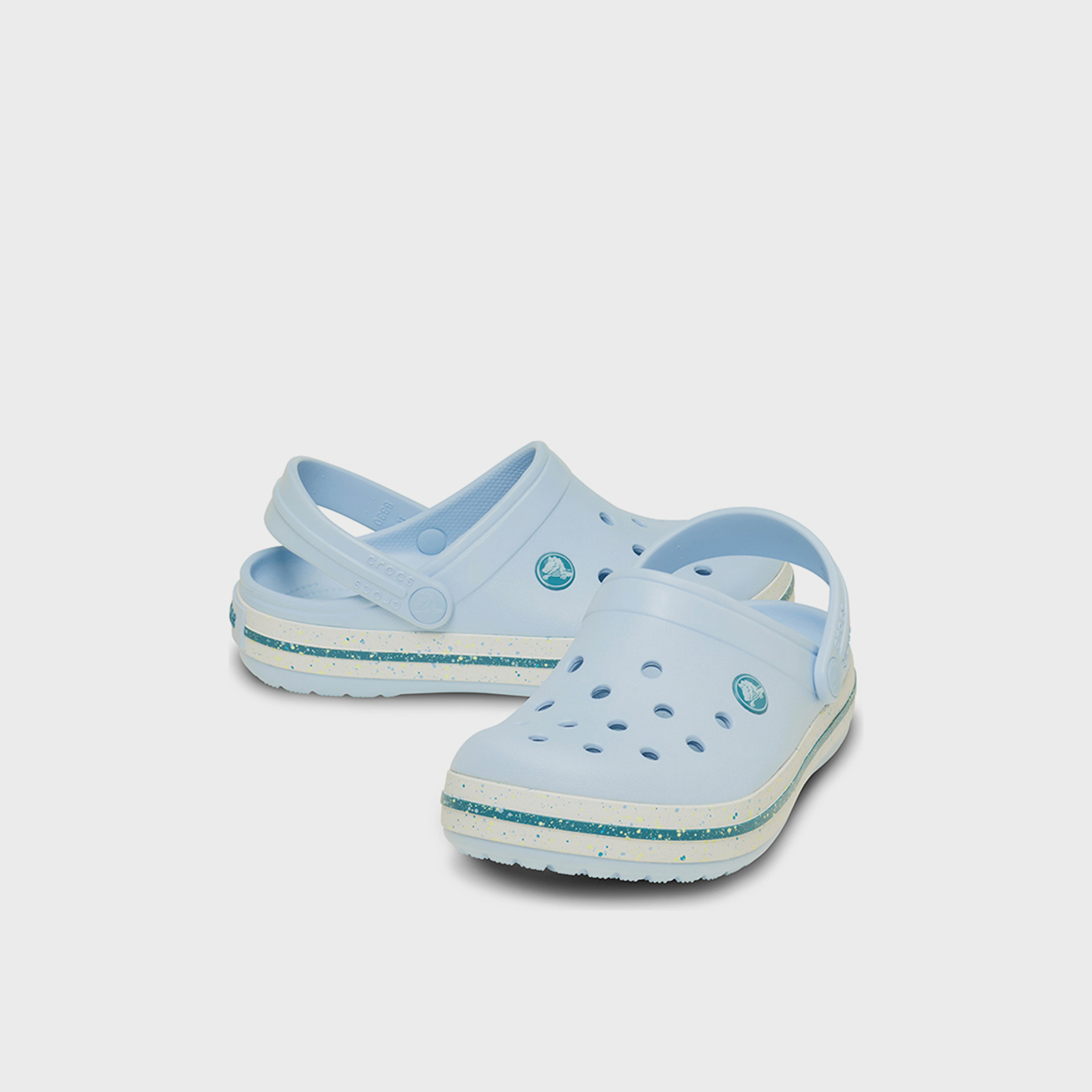 Crocs Kids Slip On Crocband Speckled Band Clog | 211646-4WK-boys-shoes-flipflopsandslides-image-1