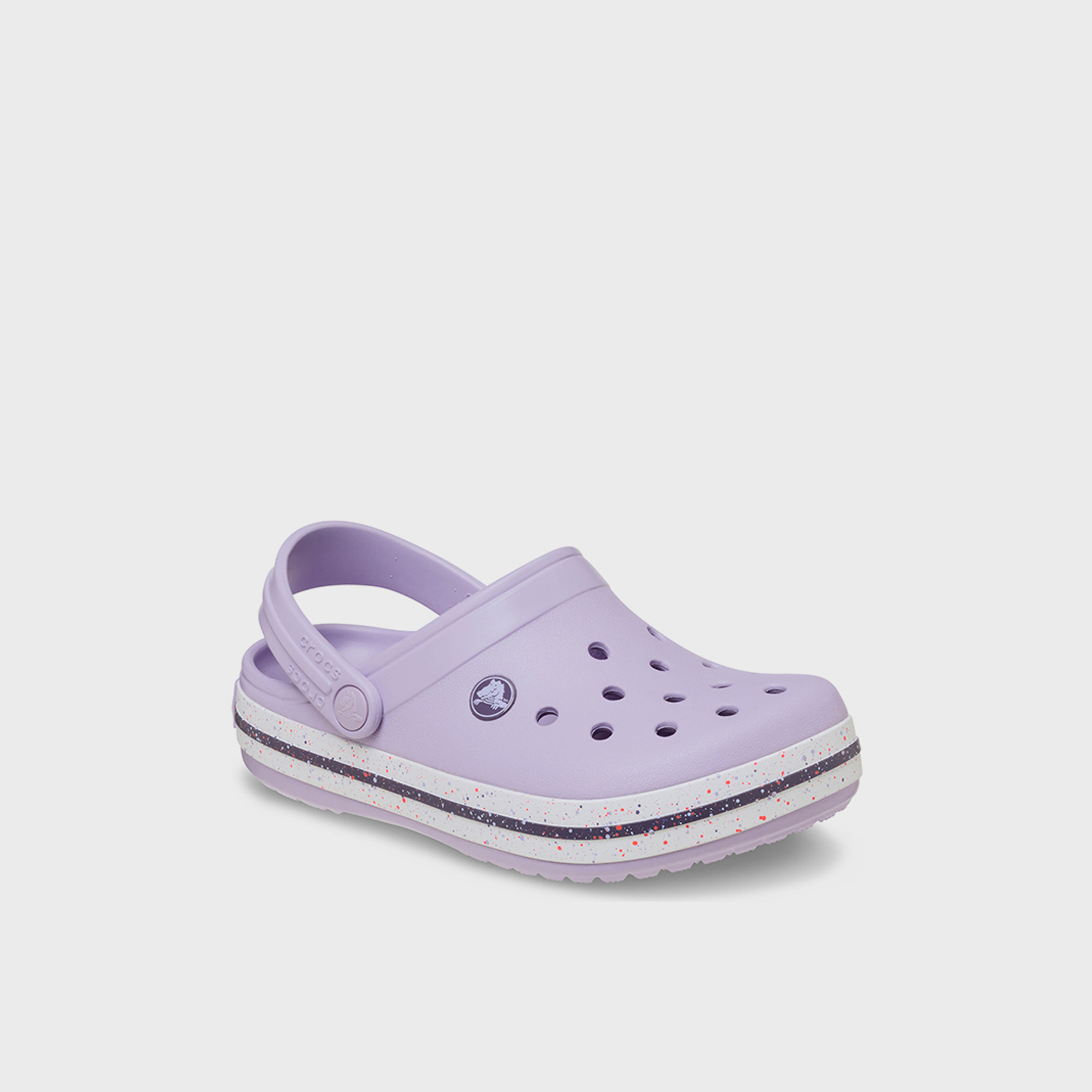 كروكس - حذاء قبقاب للبنات حزام خلفي وشريط منقط | 211646-530-girls-shoes-flipflopsandslides-image-3