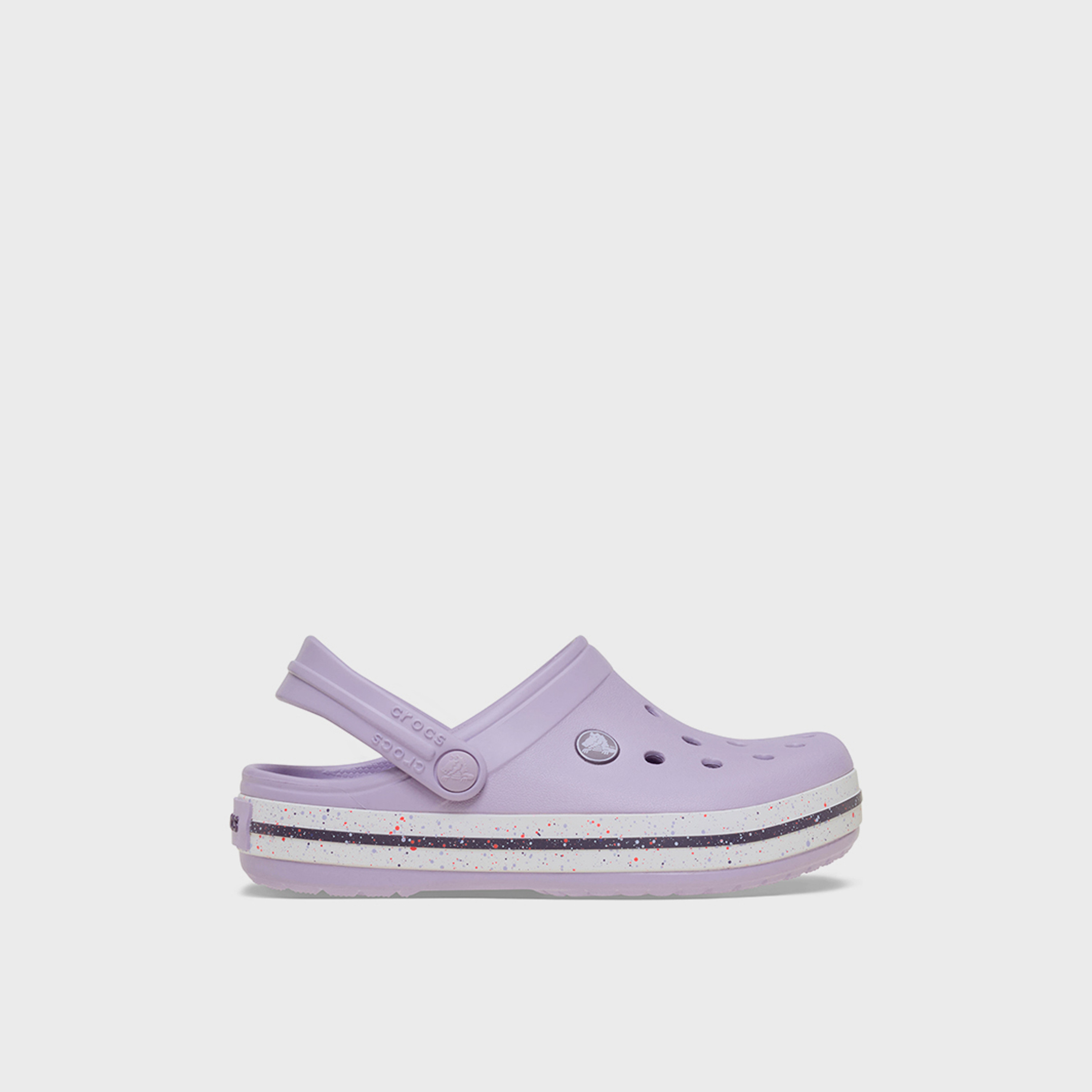 كروكس - حذاء قبقاب للبنات حزام خلفي وشريط منقط | 211646-530-girls-shoes-flipflopsandslides-image-5