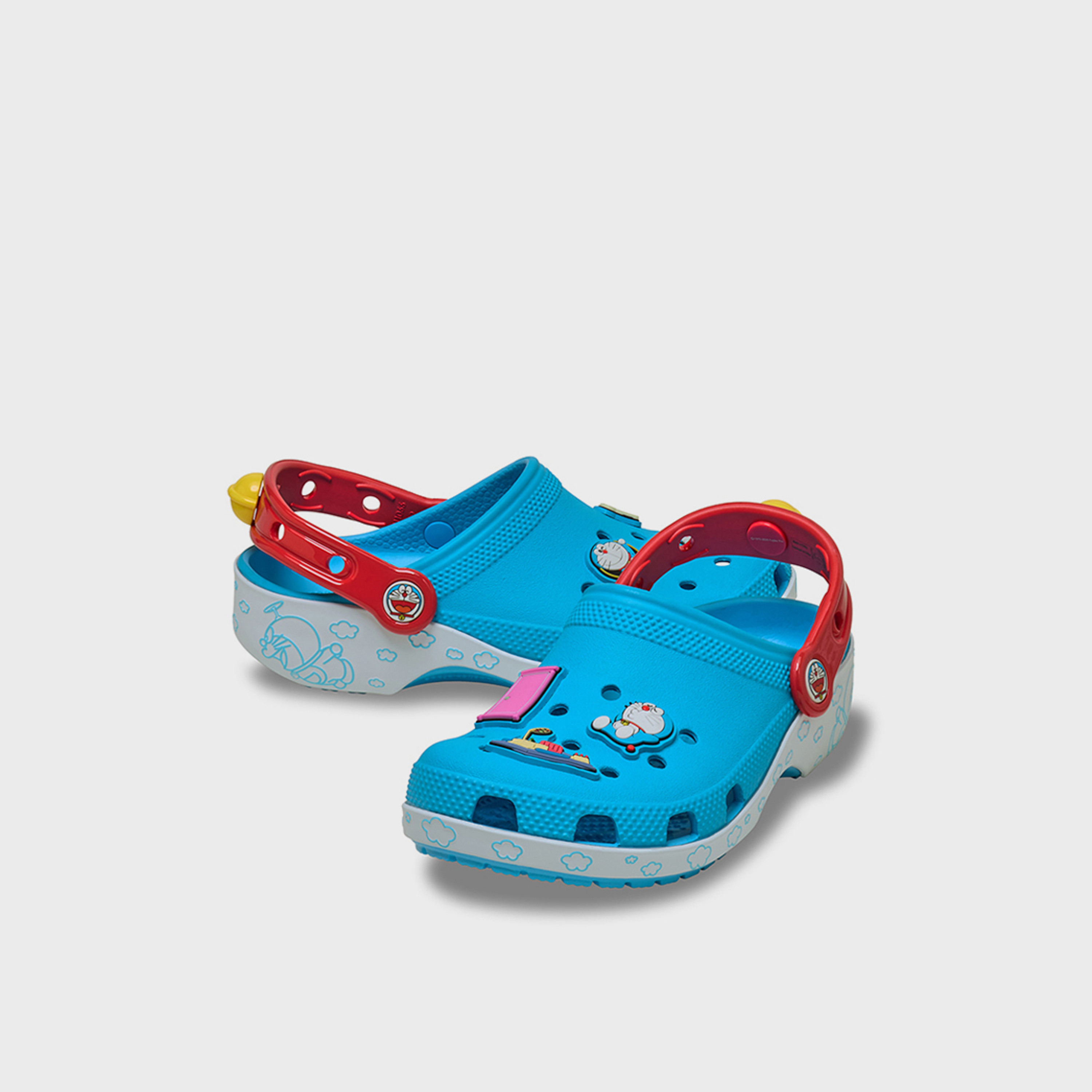 Crocs Boys Slip On Doraemon Cls Clog | 211692-90H-boys-shoes-flipflopsandslides-image-1