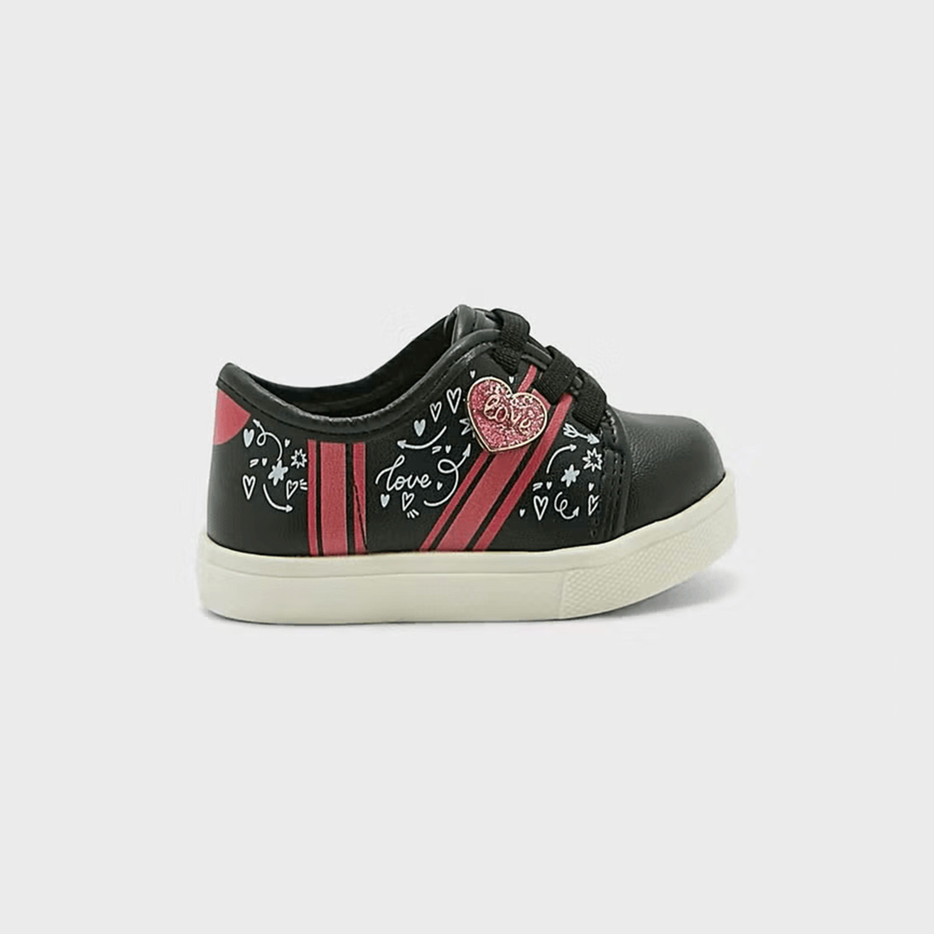 حذاء رياضي للفتيات برباط مطبوع من مولكينها | 2118-566-24782-girls-shoes-sneakers-image-5