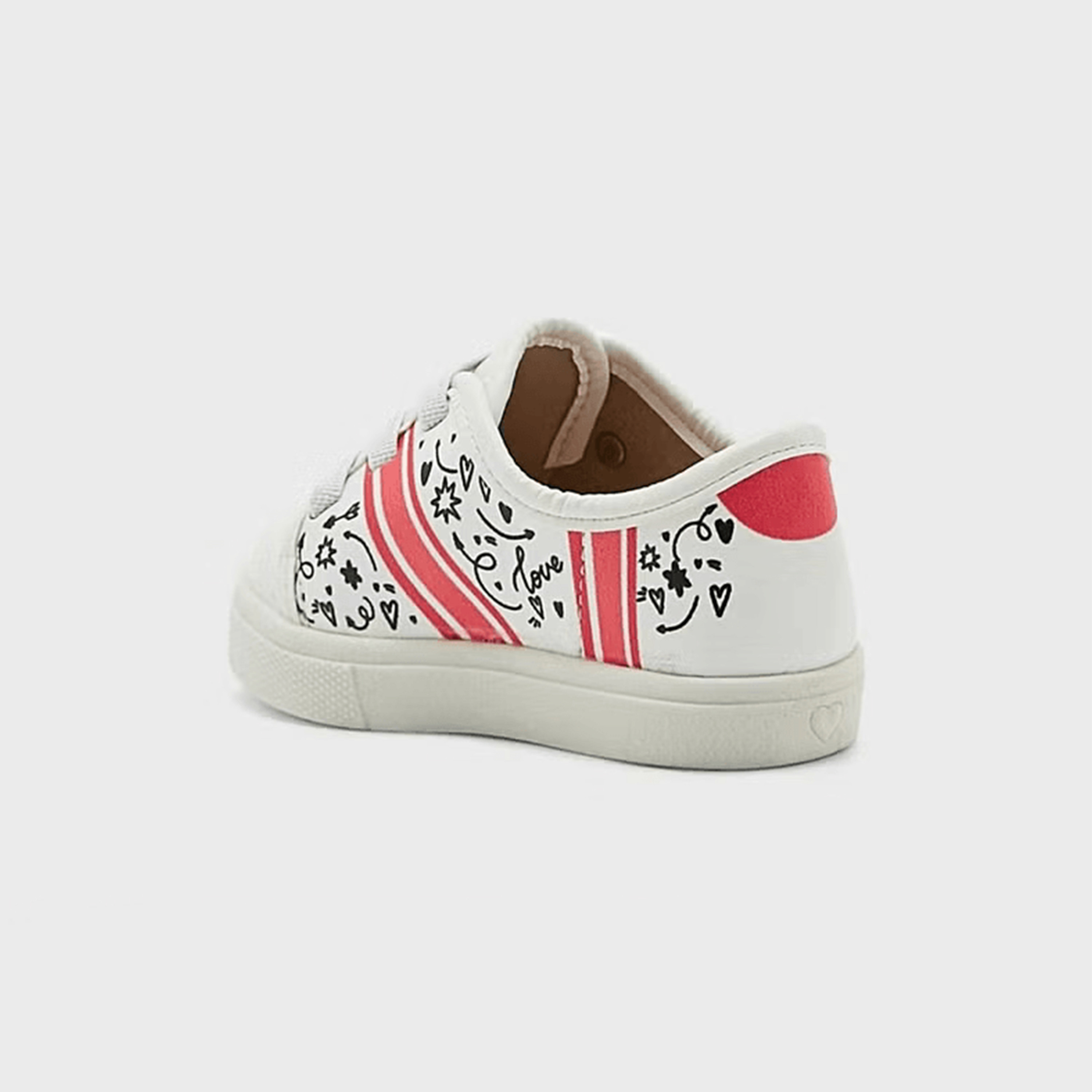 حذاء رياضي للفتيات برباط مطبوع من مولكينها | 2118-566-24782-girls-shoes-sneakers-image-2
