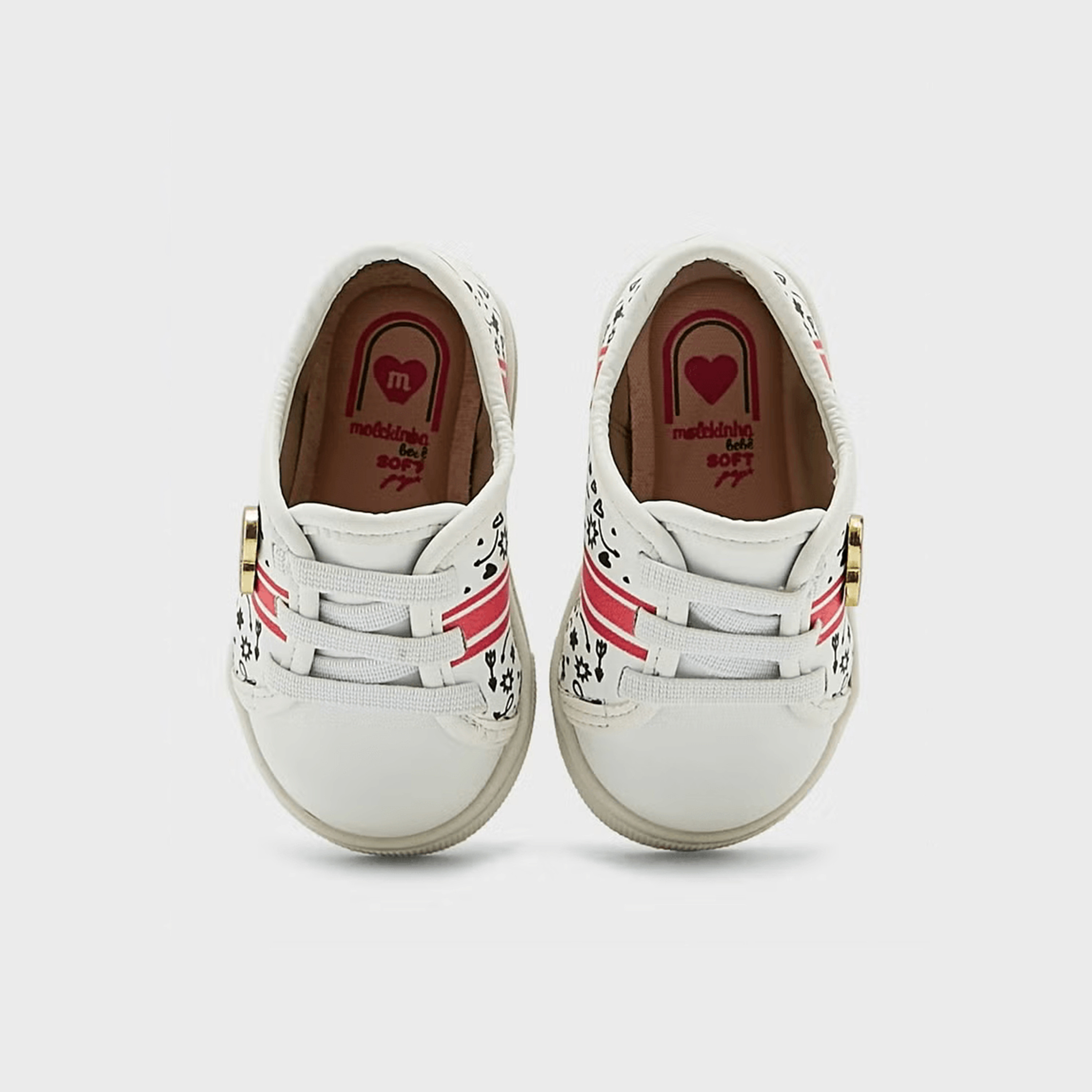 حذاء رياضي للفتيات برباط مطبوع من مولكينها | 2118-566-24782-girls-shoes-sneakers-image-3