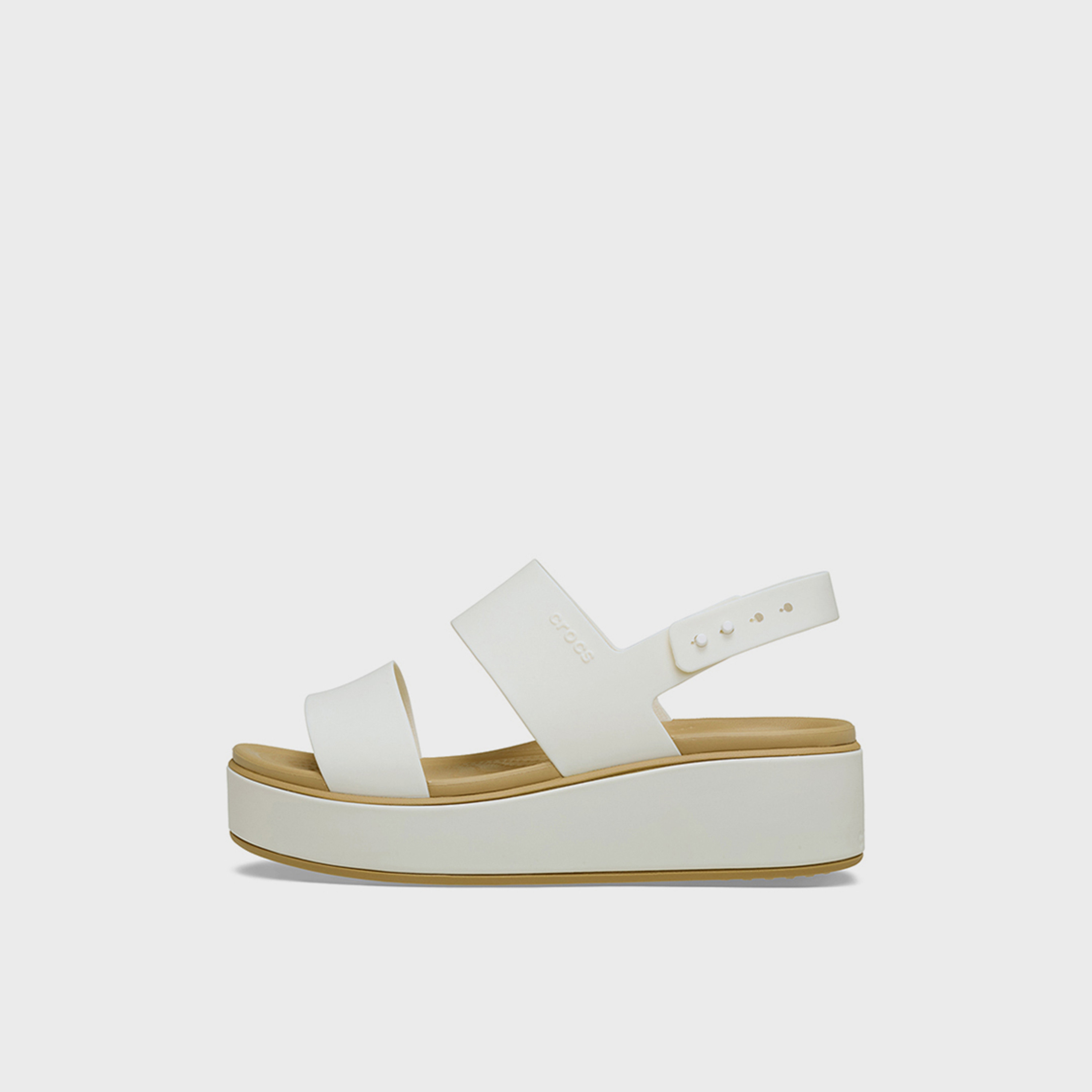 Crocs Women's Buckle Strap Brooklyn Wedge Sandals | 211802-00O-women-shoes-sandals-flats-image-5