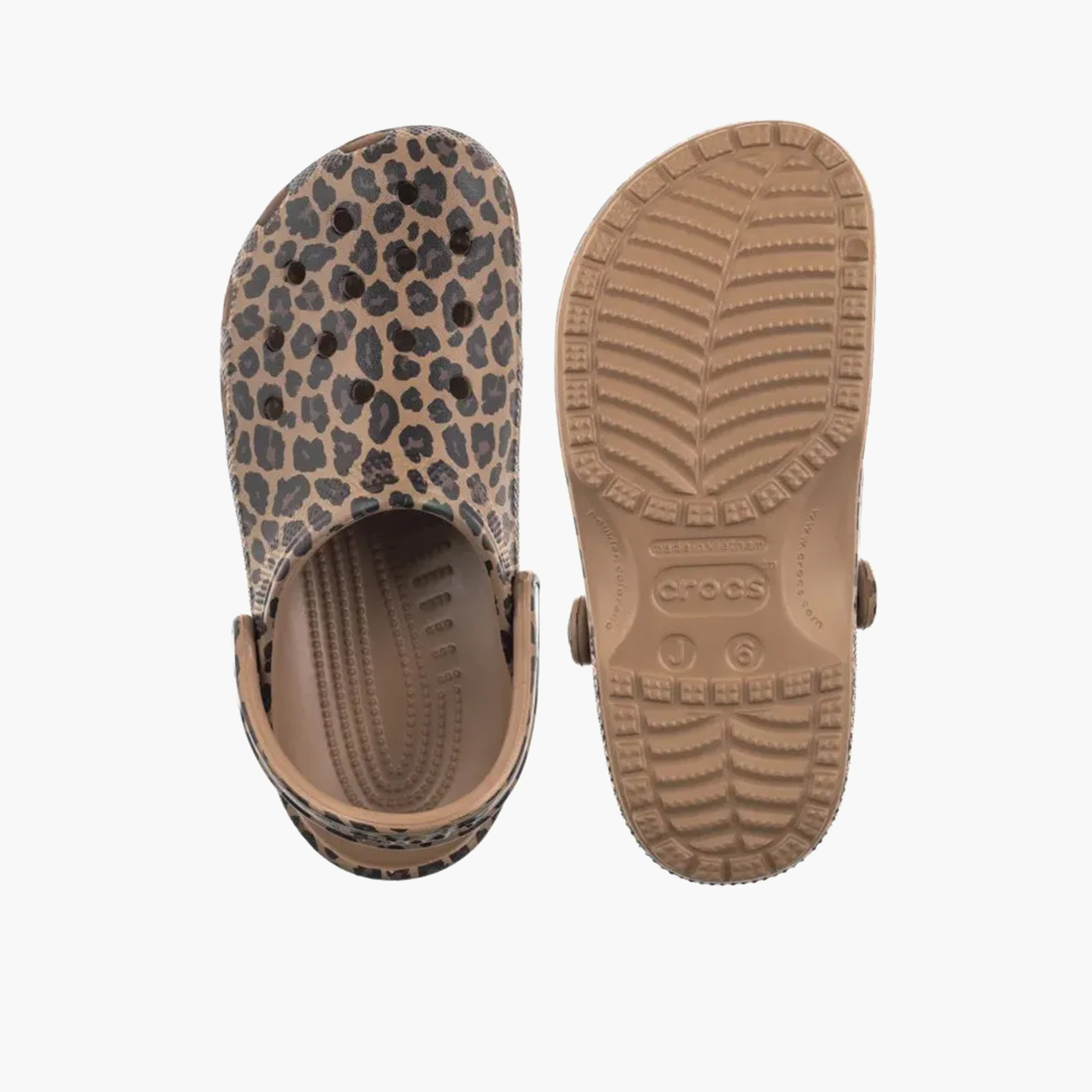 كروكس - حذاء كلاسيكي للأطفال بحزام خلفي نقشة حيوانات | 211881-2LD-boys-shoes-flipflopsandslides-image-2