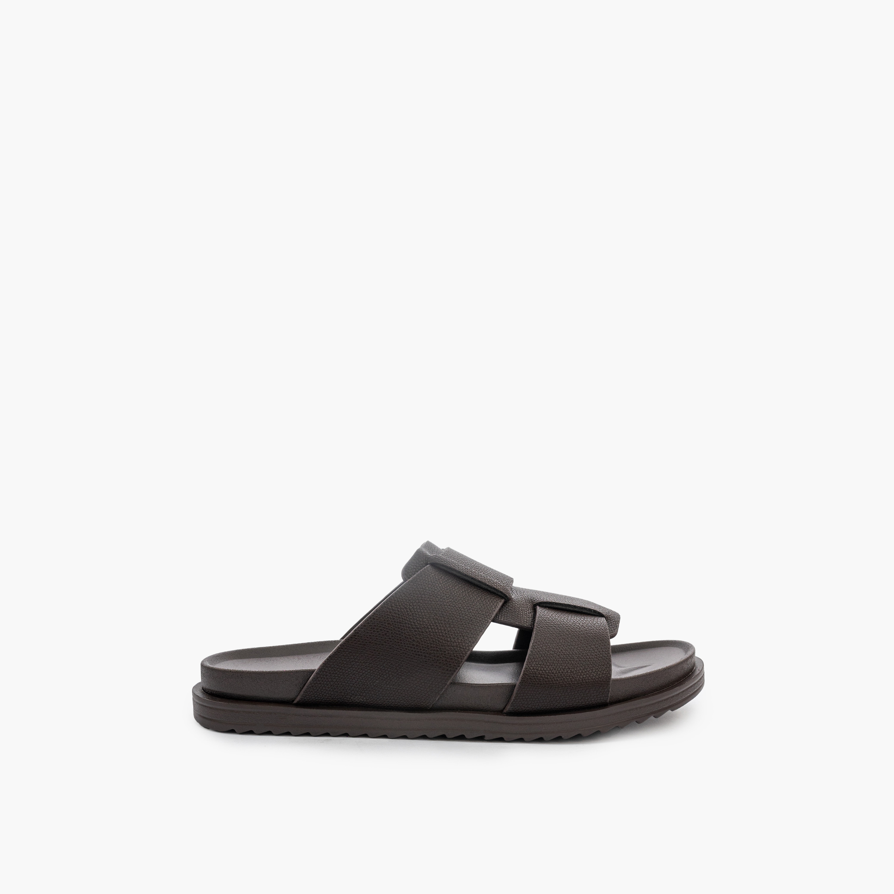 صندل مريح سادة سهل الارتداء من إل بي إل من شو إكسبريس-men-shoes-sandals-image-3
