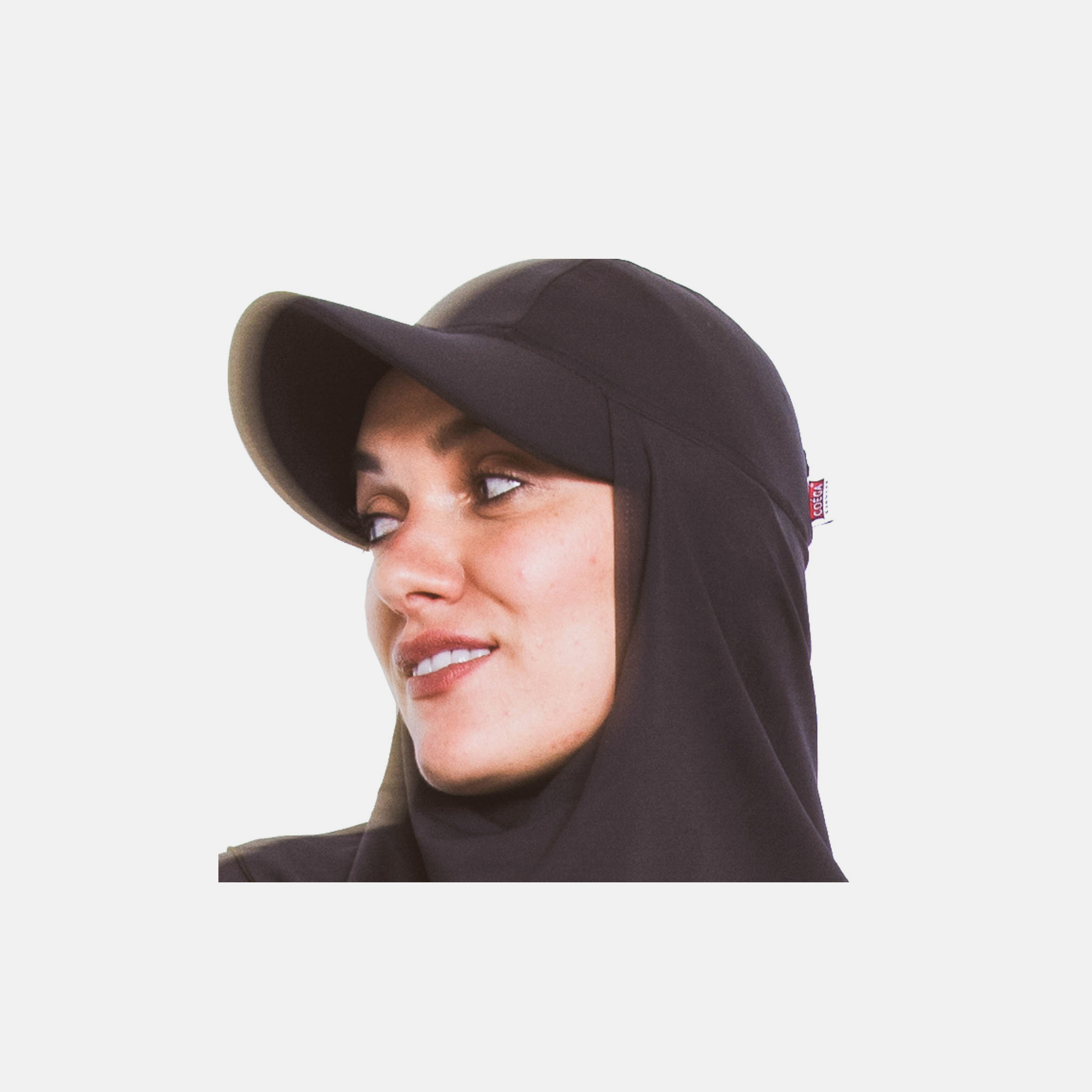 قبعة بول شيلا للنساء من كويغا باللون الأسود-women-clothing-swimandbeach-swimcaps-image-1