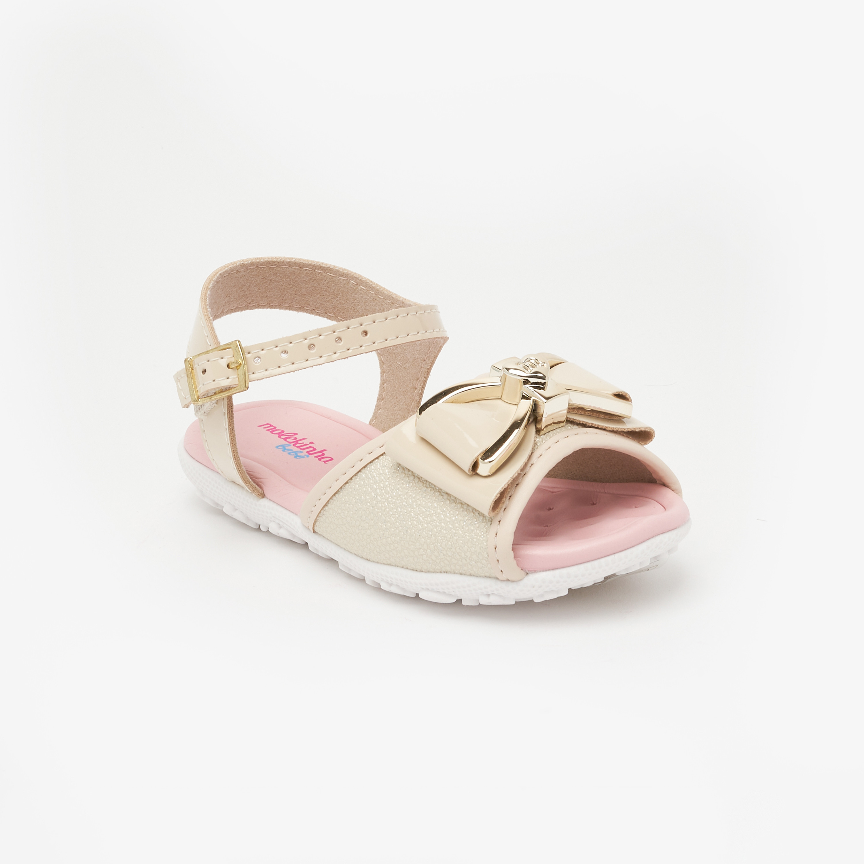 Molekinha by Geoomnii Kids Sandals with Bow Detail | 2121-135-24197        -girls-shoes-sandals-image-2