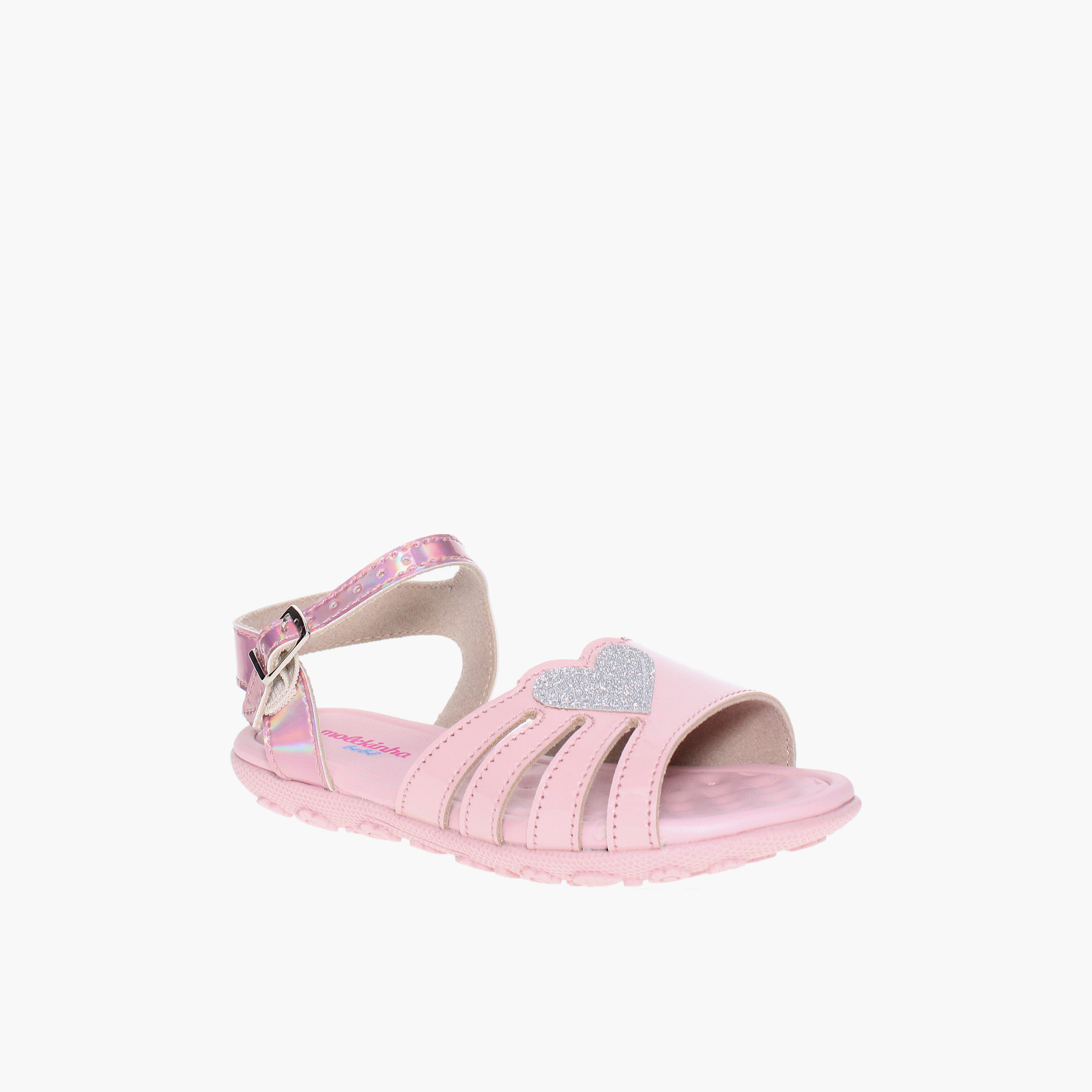 Molekinha by Geoomnii Baby Girl Buckle Closure Flat Sandals | 2121-141-19865-90427       -girls-shoes-sandals-image-1