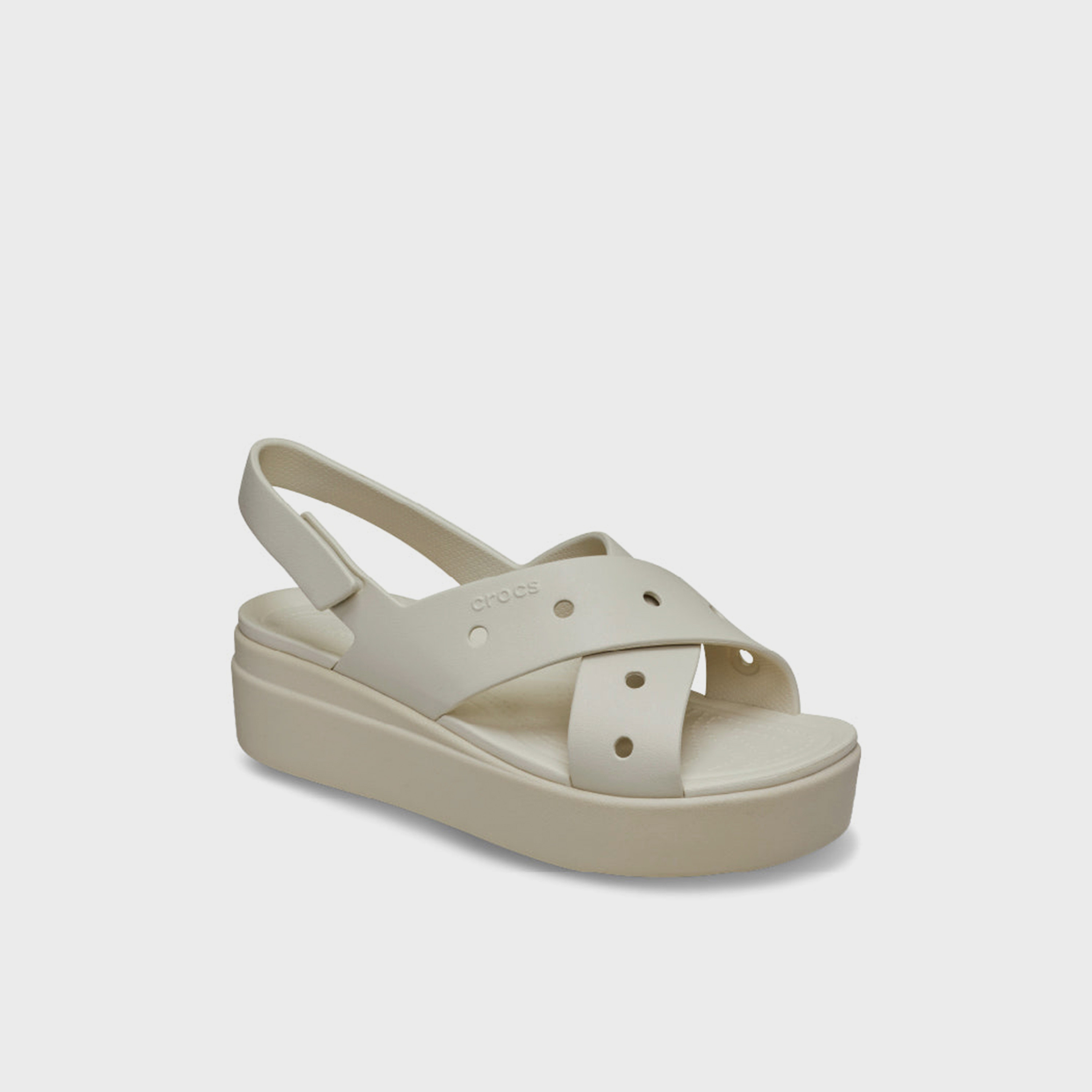 كروكس - صندل نسائي بكعب إسفيني وشريط لاصق | 212254-2MC-women-shoes-sandals-heeled-image-3