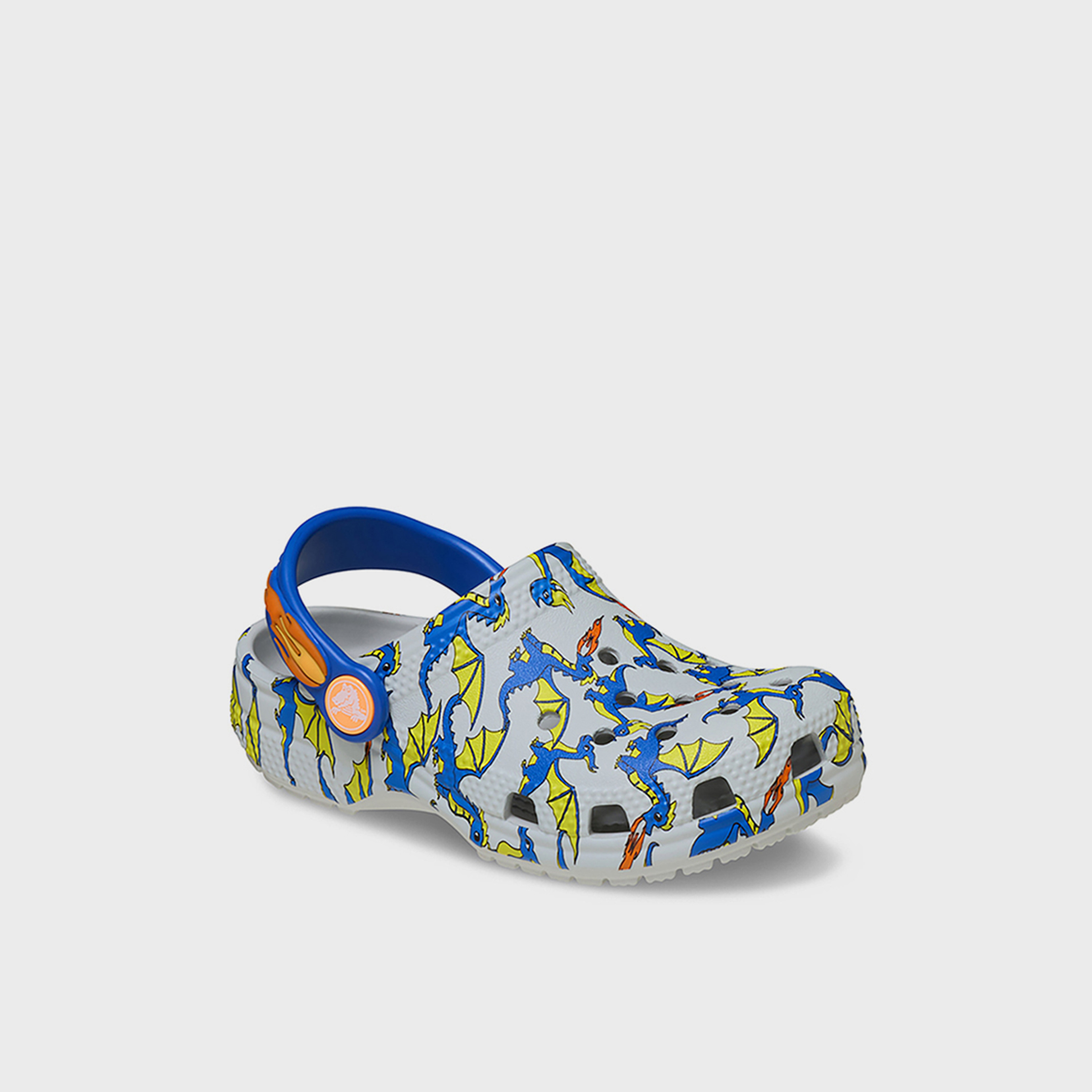 Crocs Kids Back Strap Classic Clogs | 212514-1FT-boys-shoes-flipflopsandslides-image-3