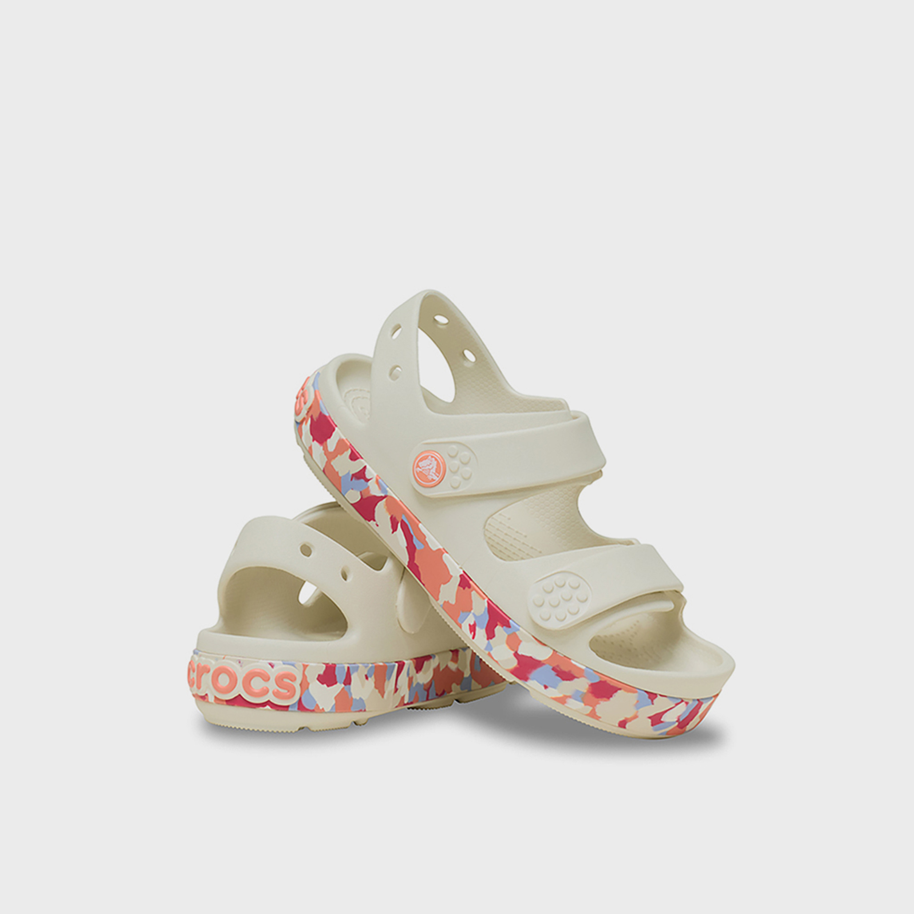 Crocs Kids Hook & Loop Crocband Cruiser Strap Sandals | 212527-2MK-girls-shoes-sandals-image-1