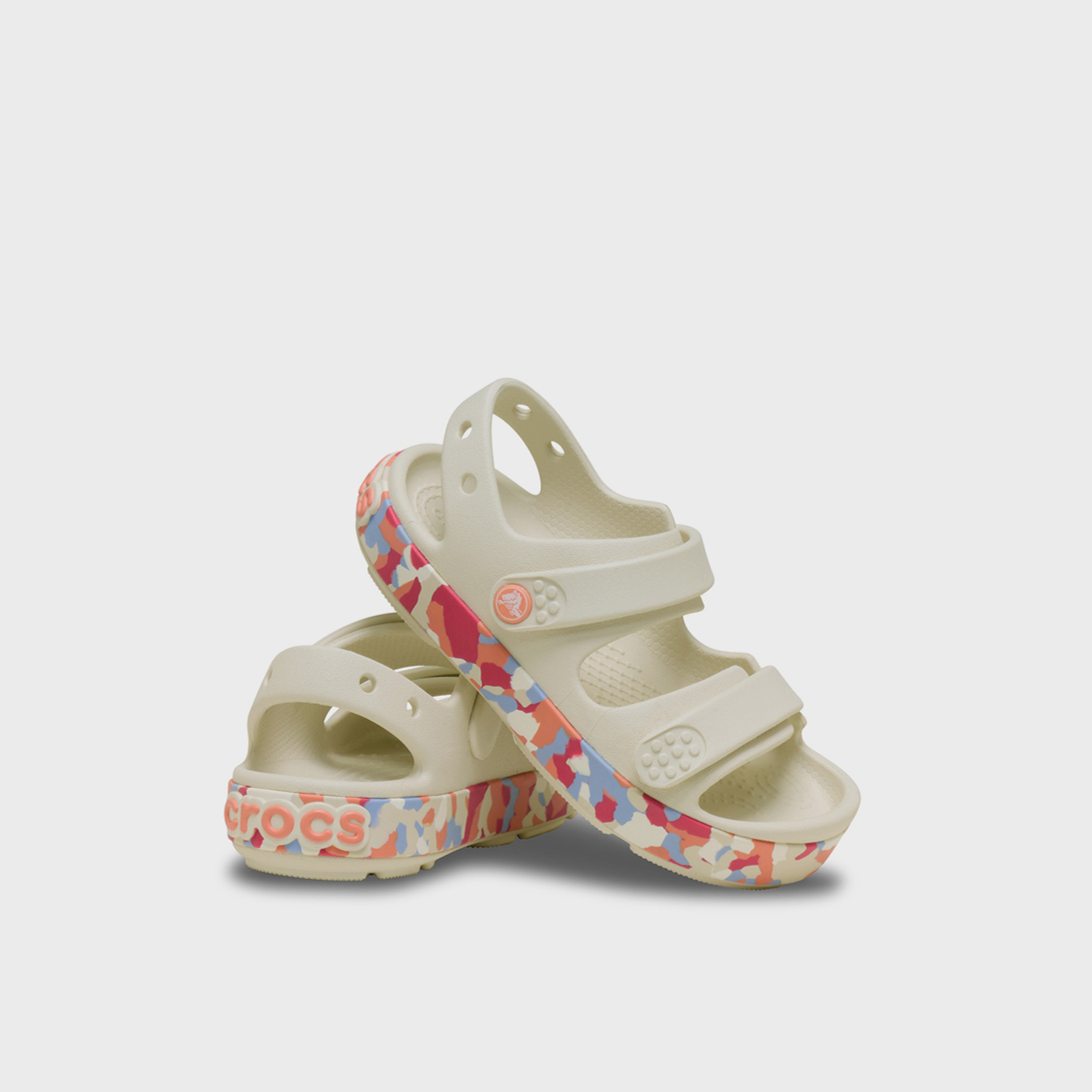 كروكس - صندل كروكباند للأطفال حزام لاصق | 212528-2MK-girls-shoes-sandals-image-1