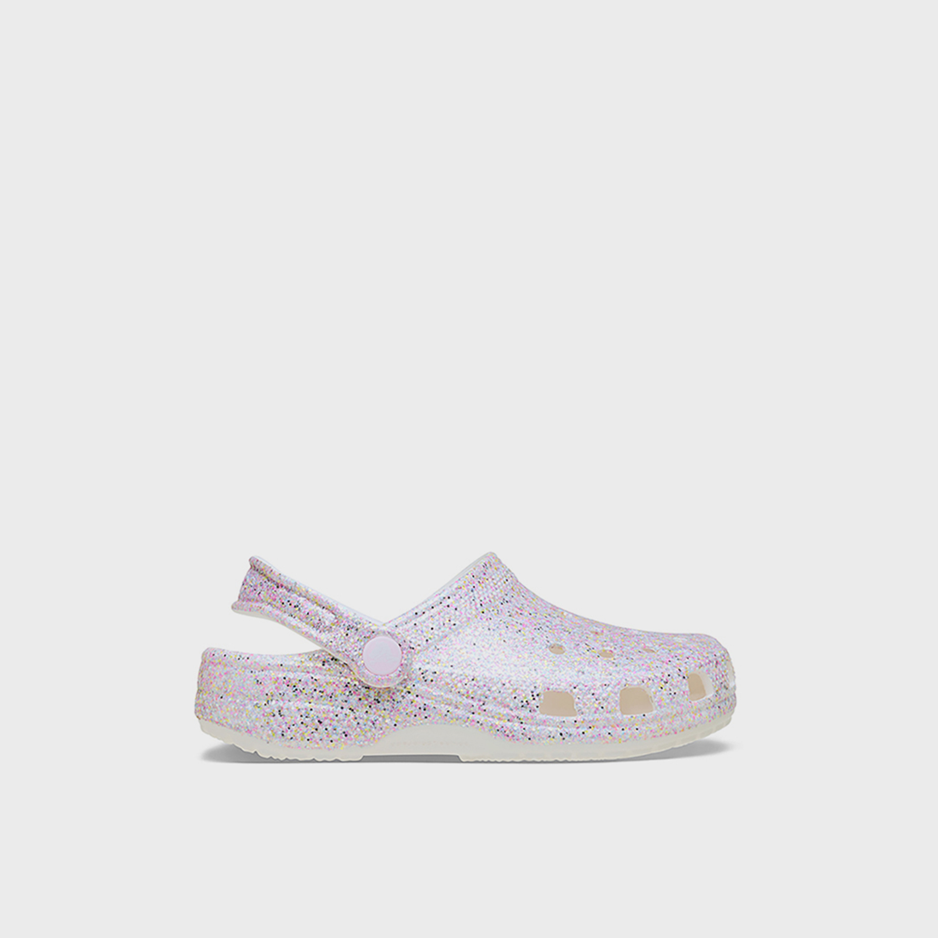 Crocs Girl's Back Strap Classic Fantasy Glitter Clogs | 212561-100-girls-shoes-flipflopsandslides-image-6