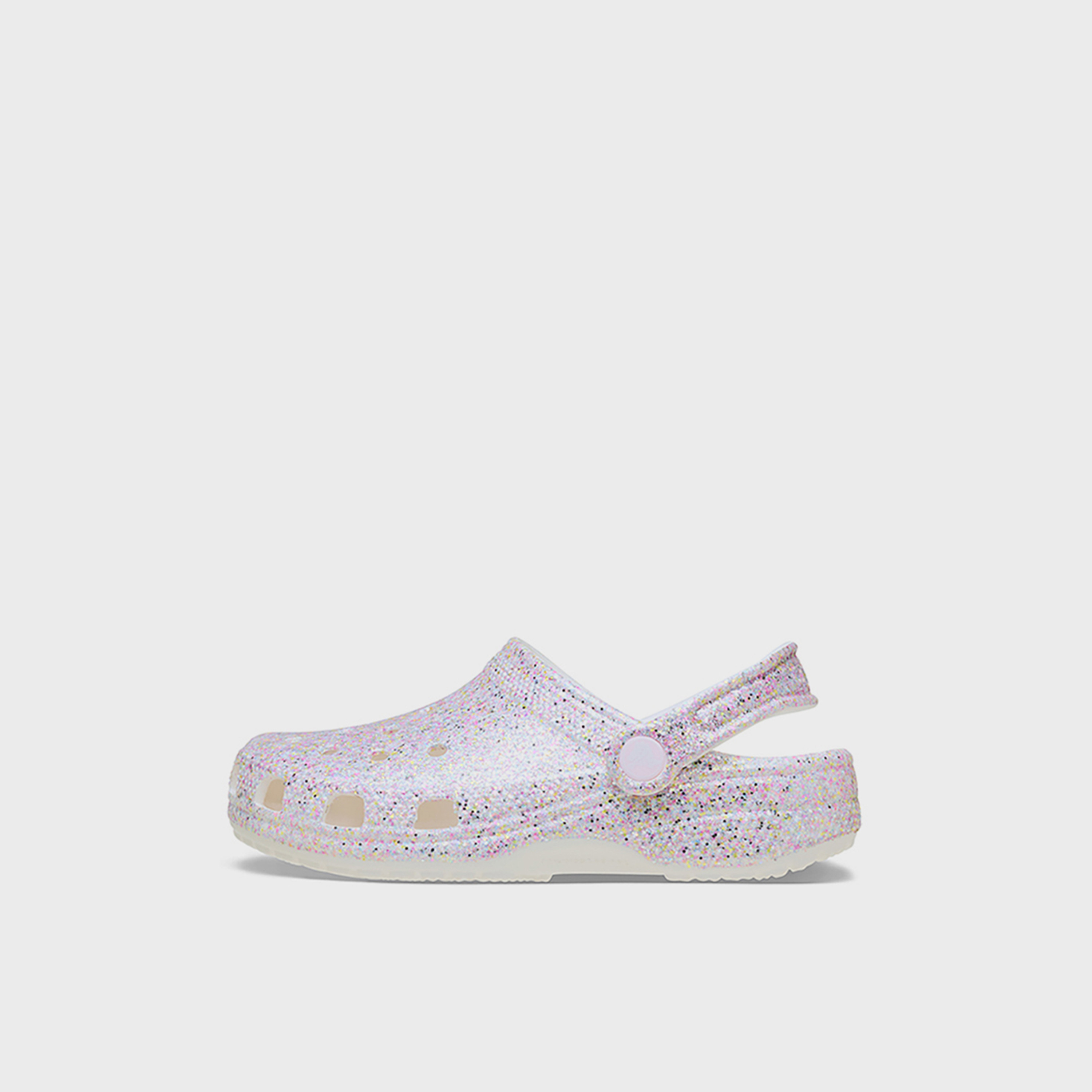 Crocs Girl's Back Strap Classic Fantasy Glitter Clogs | 212561-100-girls-shoes-flipflopsandslides-image-7