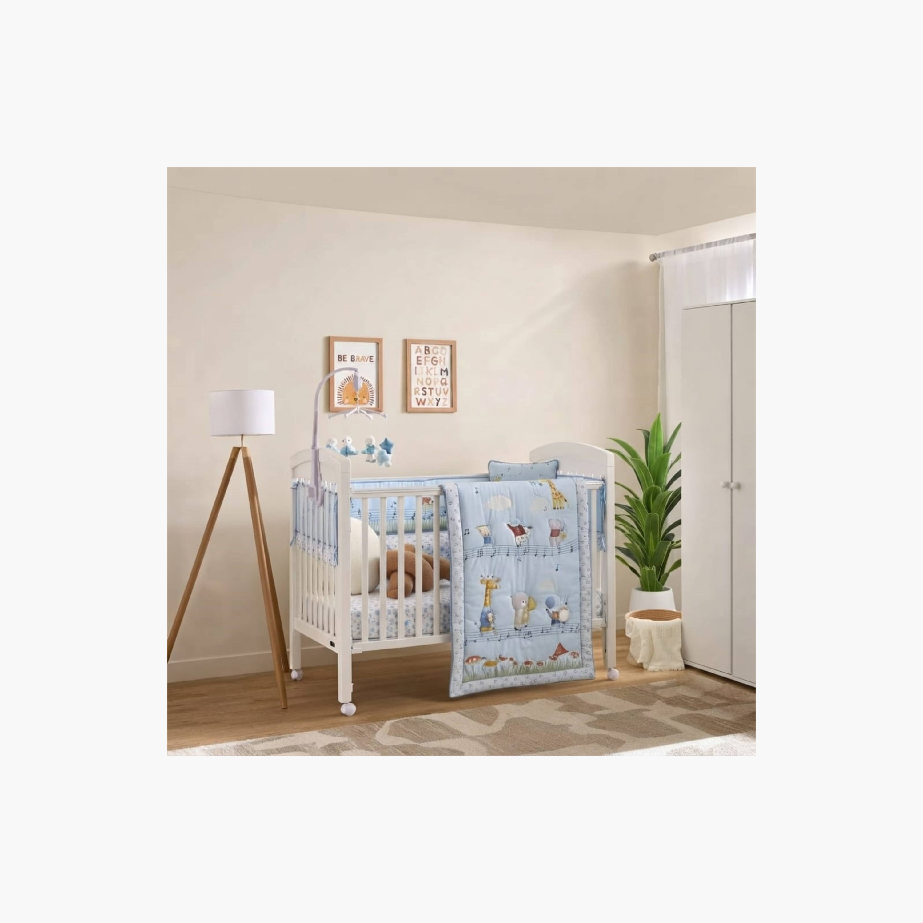 Crib + Wardrobe + Mattress + Bedding + Crib Mobile Bundle-baby-nursery-furniture-cribsandbeds-babycribs-image-1