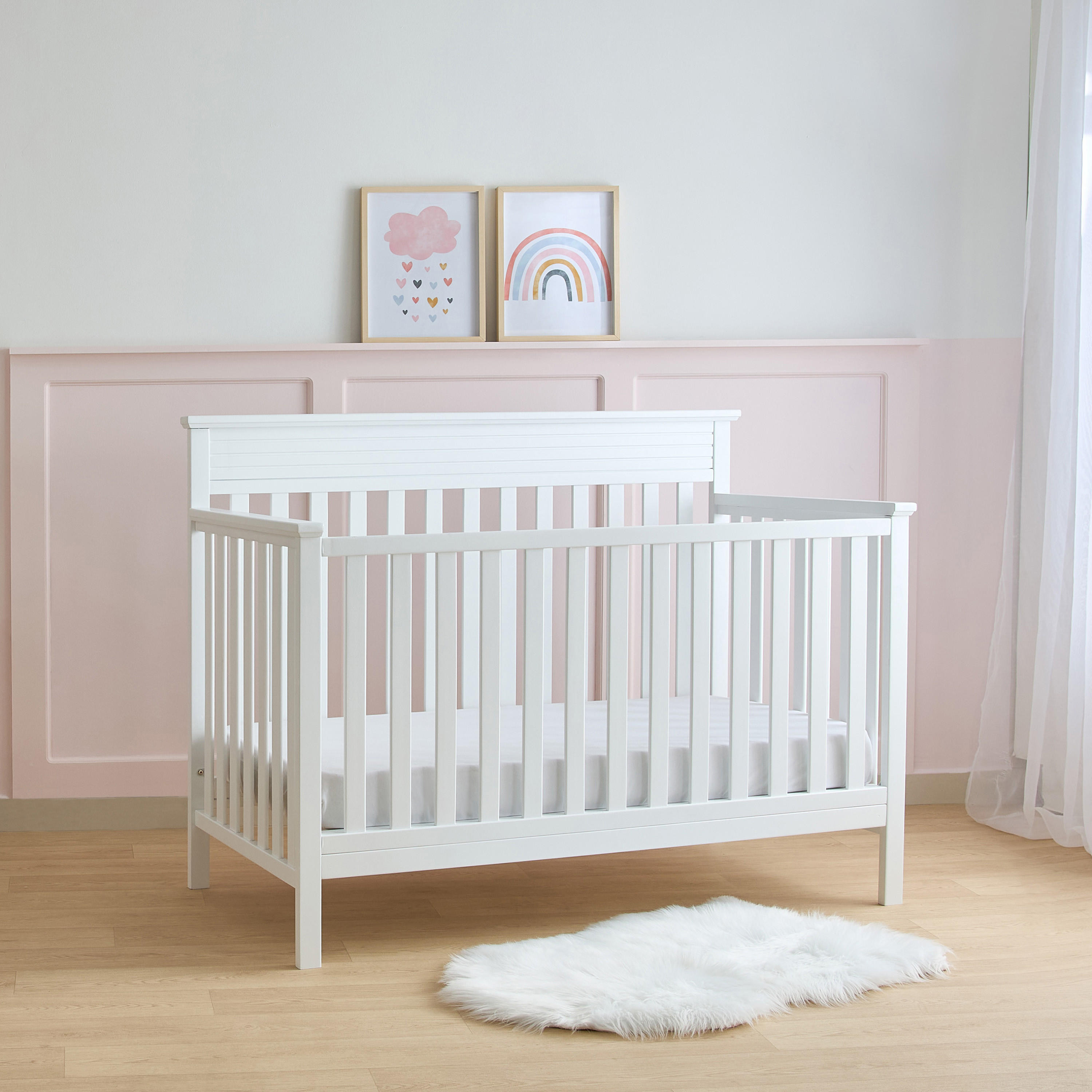 Adrian Crib with Mattress and Chest of Drawer-baby-nursery-furniture-cribsandbeds-babycribs-image-2