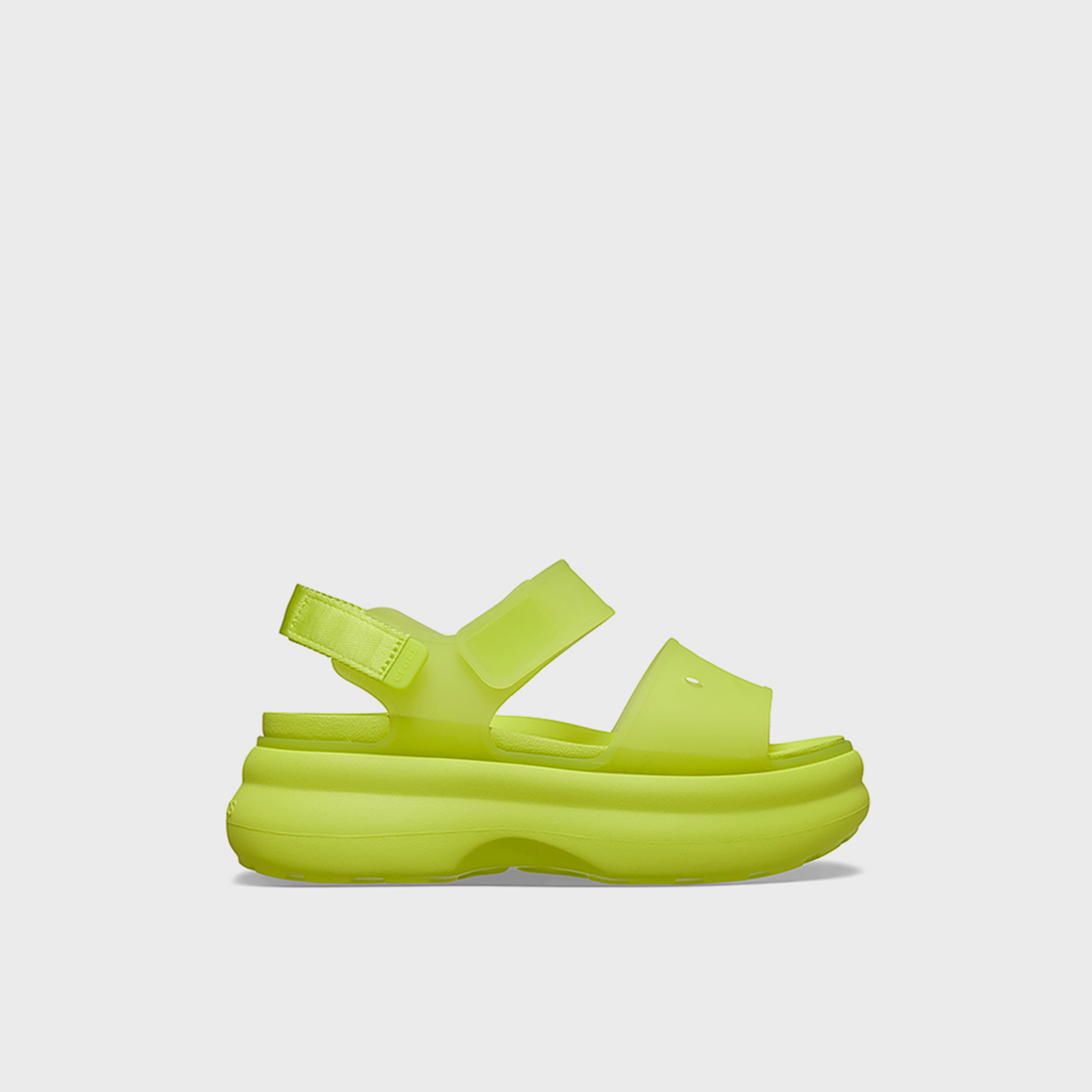 كروكس - صندل نسائي سوهو فلاتفورم بشريط لاصق | 212651-738-women-shoes-sandals-flats-image-5