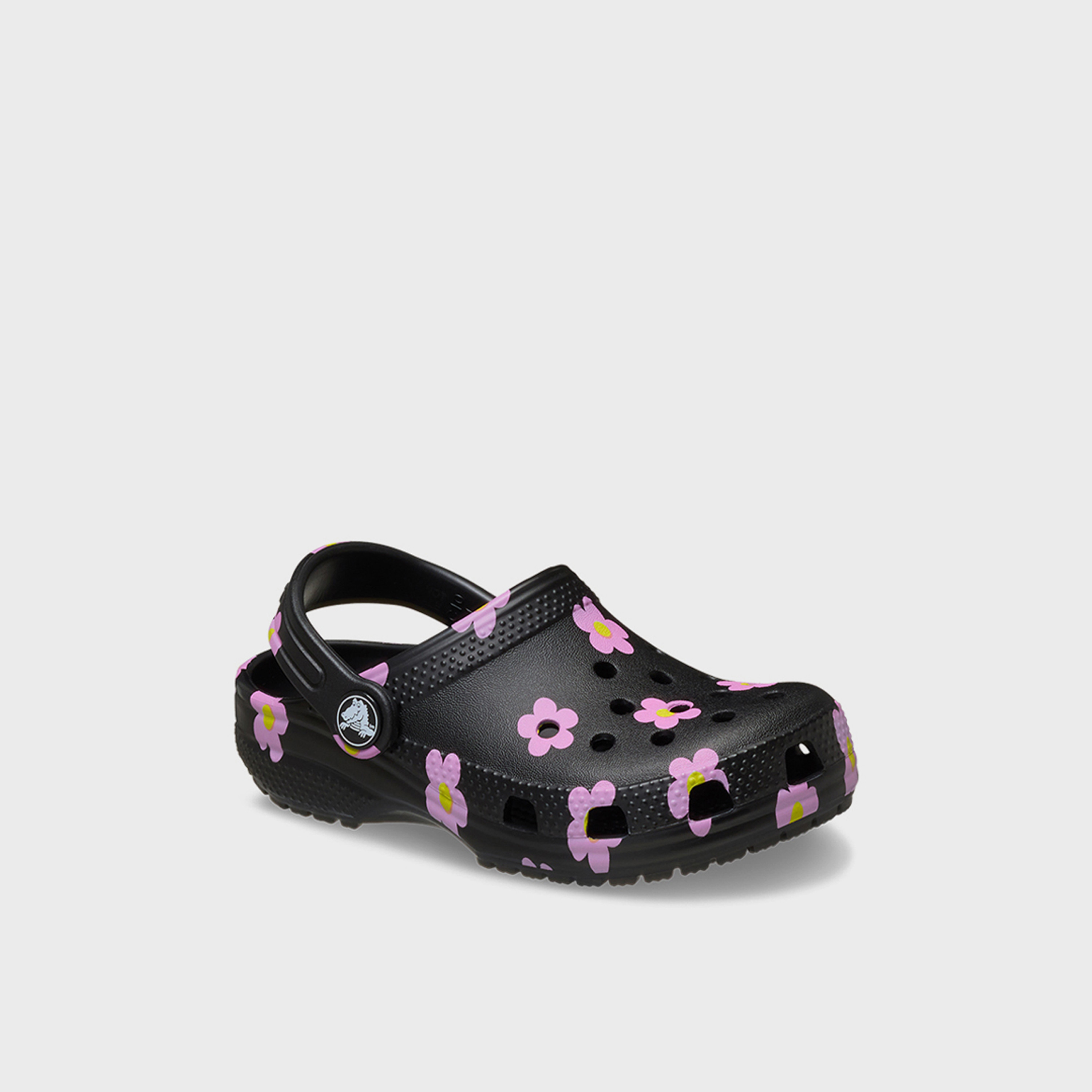 Crocs Kids Slip-On Classic Flower Clogs | 212671-001-boys-shoes-flipflopsandslides-image-3