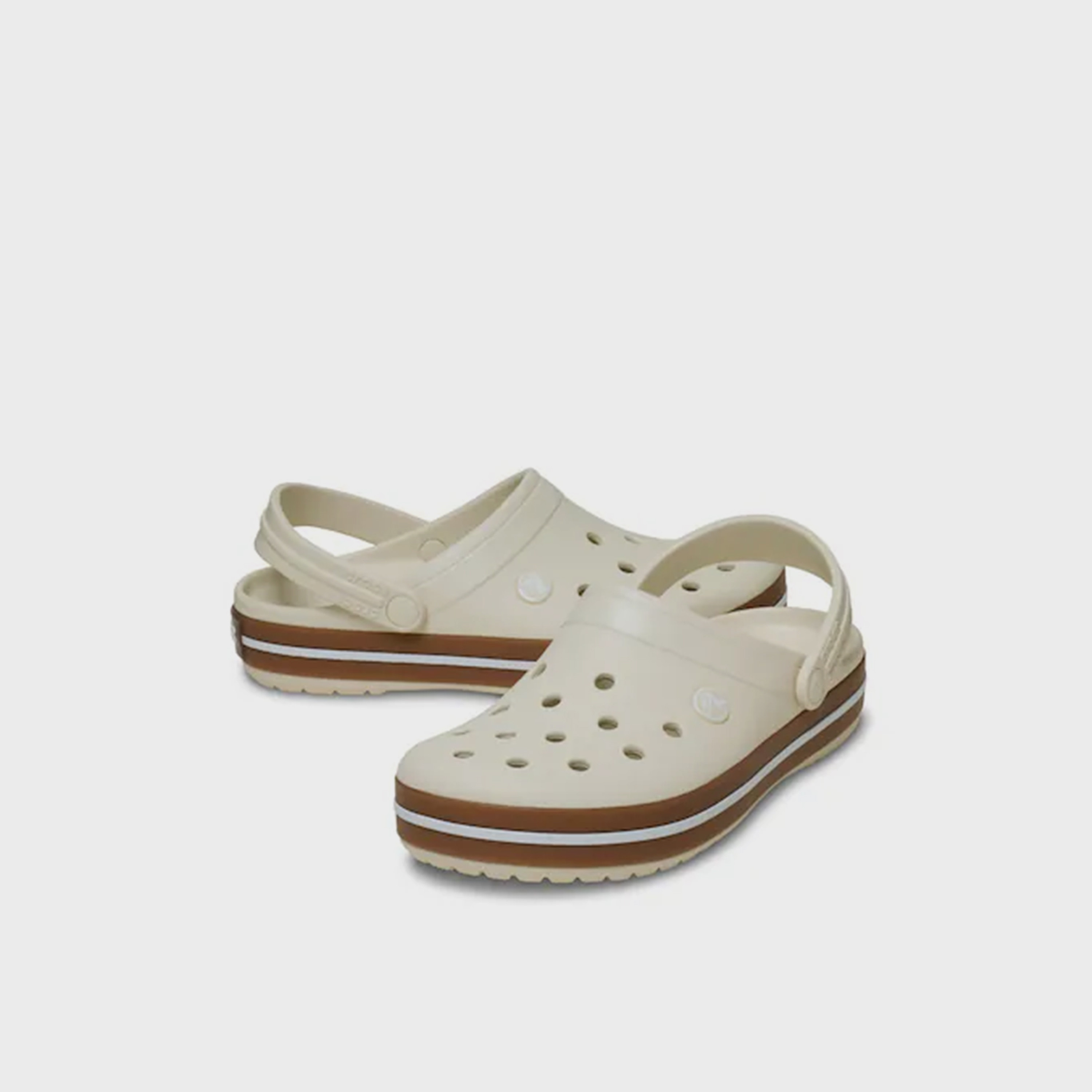 Crocs Kids Back Strap Crocband Gum Clogs | 212775-2MD-boys-shoes-flipflopsandslides-image-1