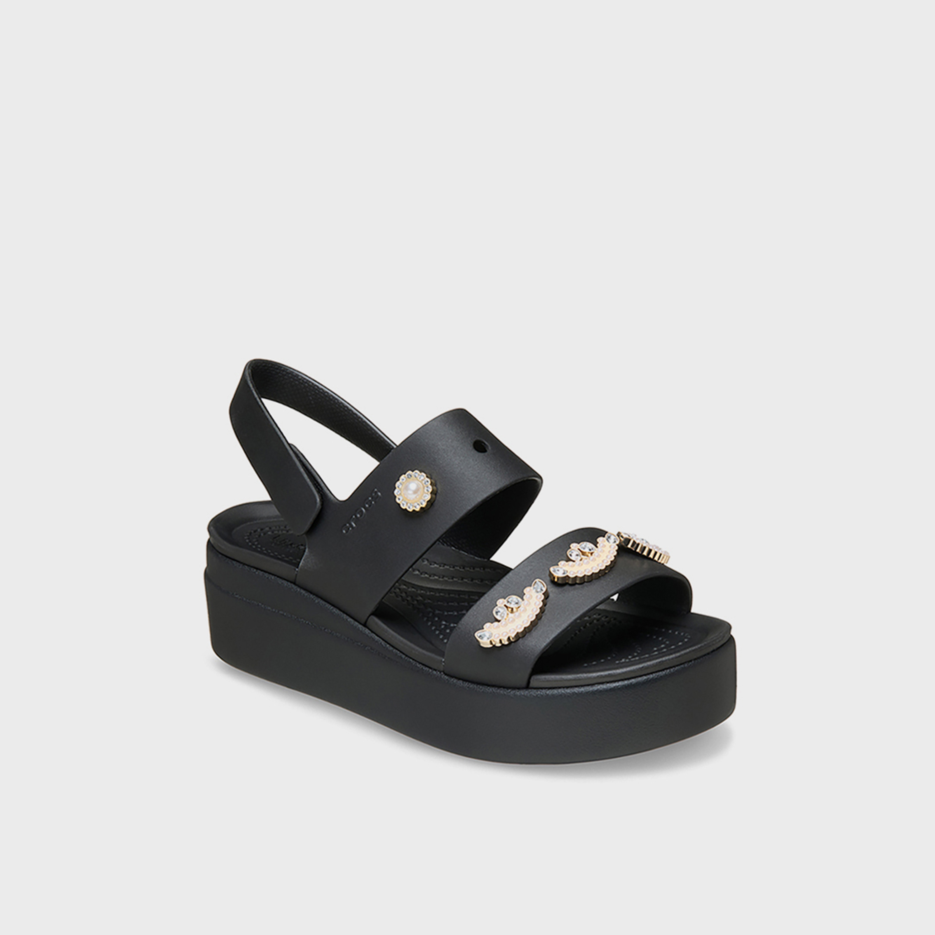 Crocs Women's Hook & Loop Brooklyn 4U Platform Strap Sandals | 212781-072-women-shoes-sandals-flats-image-3