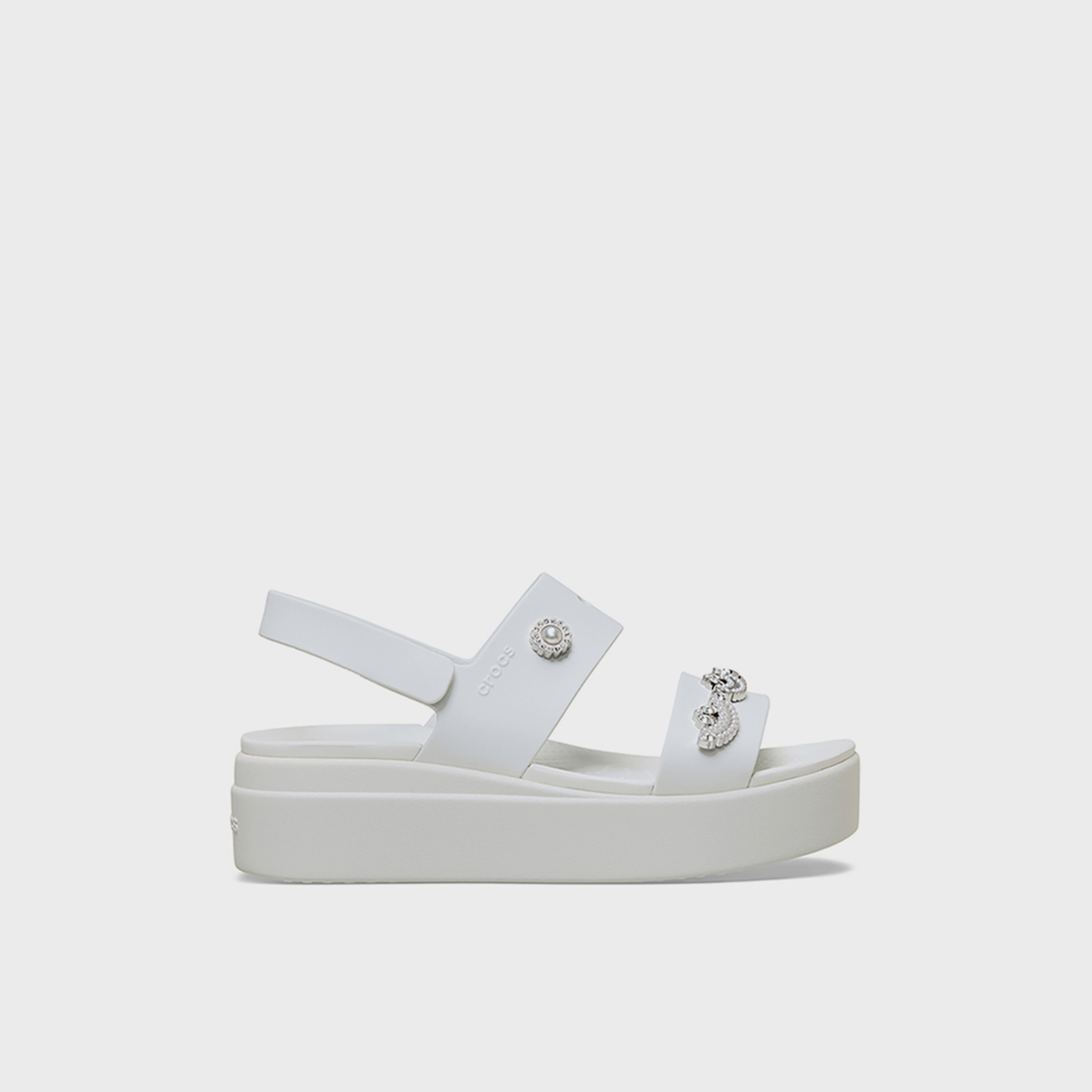 Crocs Women's Hook & Loop Brooklyn 4U Platform Strap Sandals | 212781-1OQ-women-shoes-sandals-flats-image-5