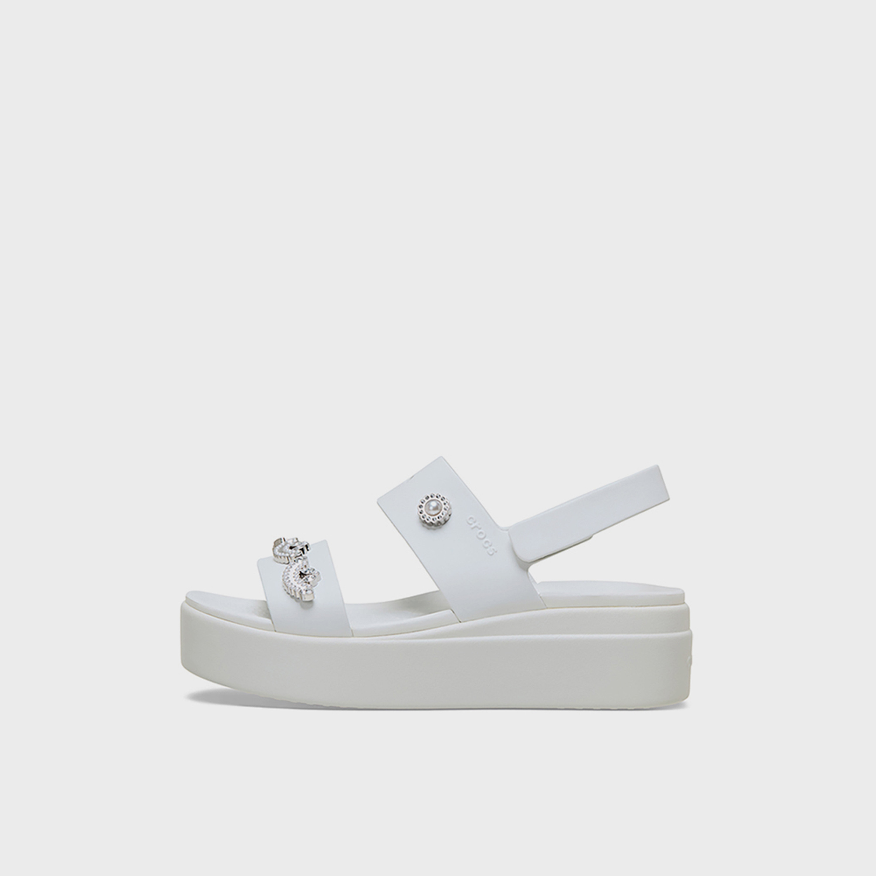 Crocs Women's Hook & Loop Brooklyn 4U Platform Strap Sandals | 212781-1OQ-women-shoes-sandals-flats-image-6