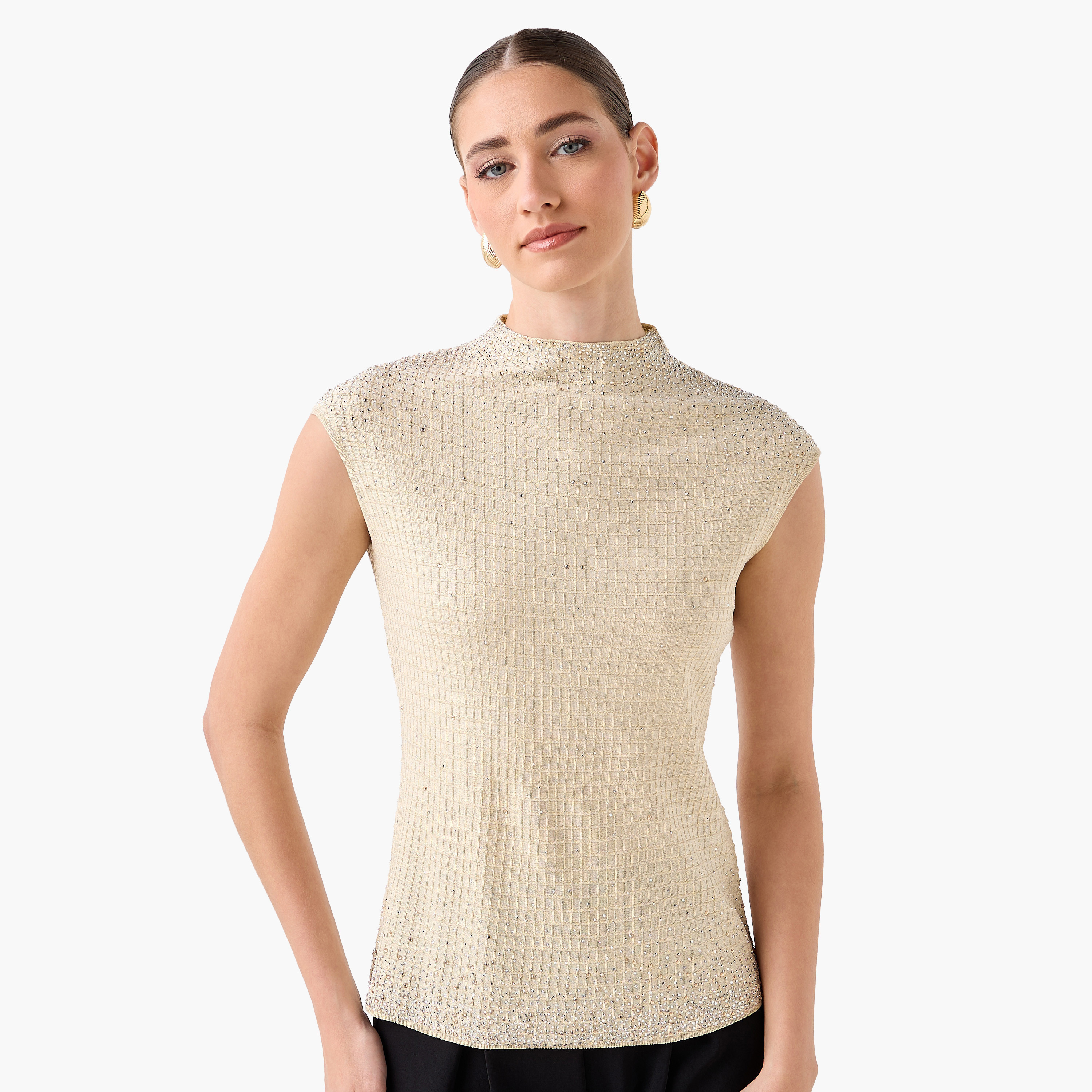 Iconic Top with Embellished Detail-women-clothing-shirtsandblouses-blouses-image-3