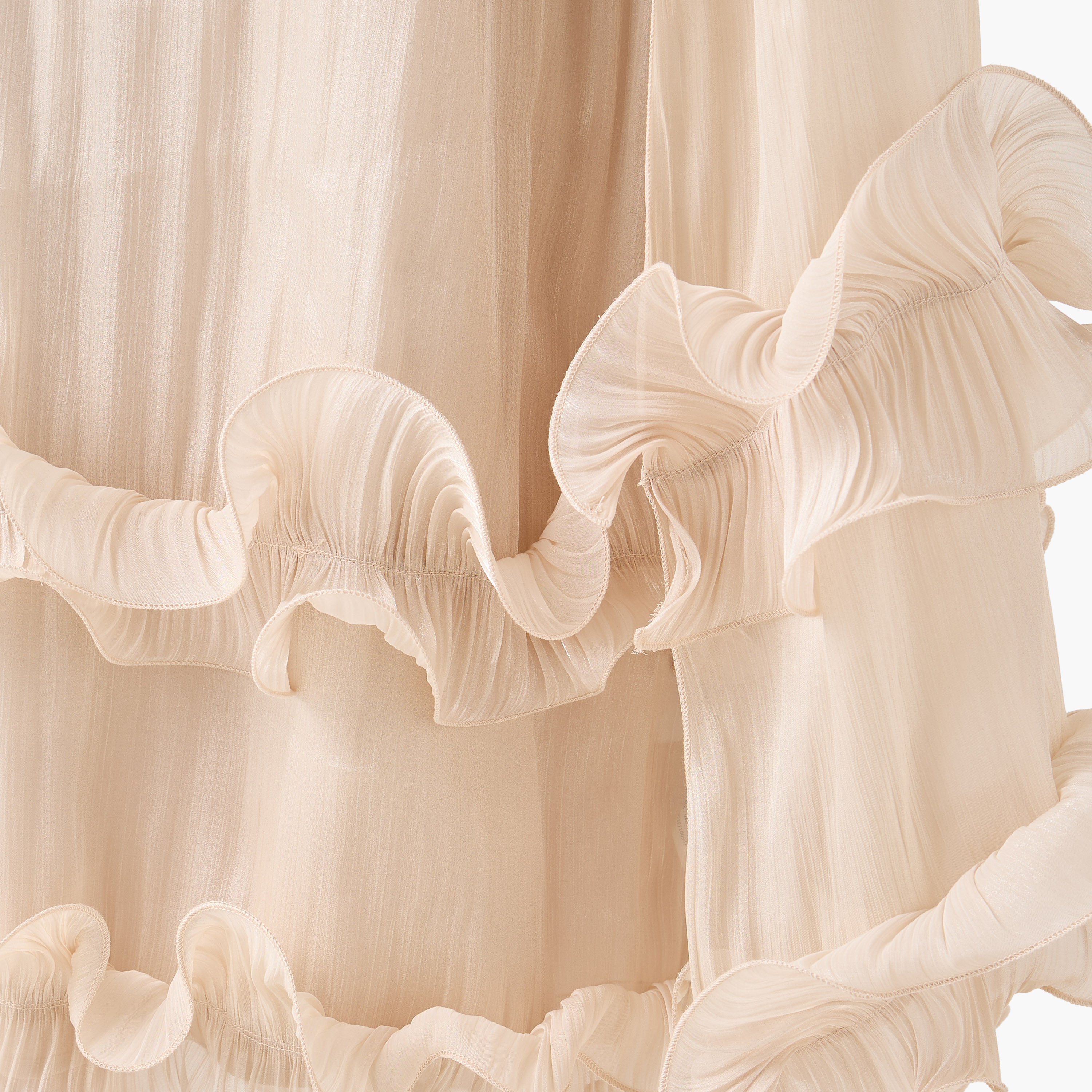 Iconic Tiered Maxi Cape Dress with Ruffle Hem-women-clothing-dresses-image-3