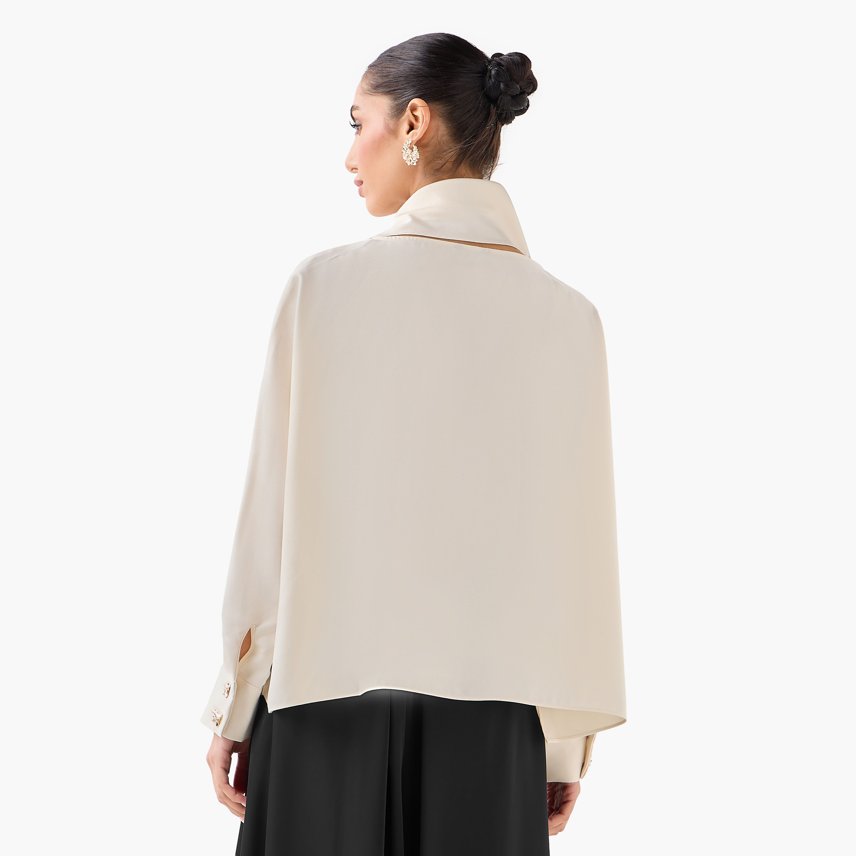 Iconic Top with Draped Scarf Neck-women-clothing-shirtsandblouses-blouses-image-5