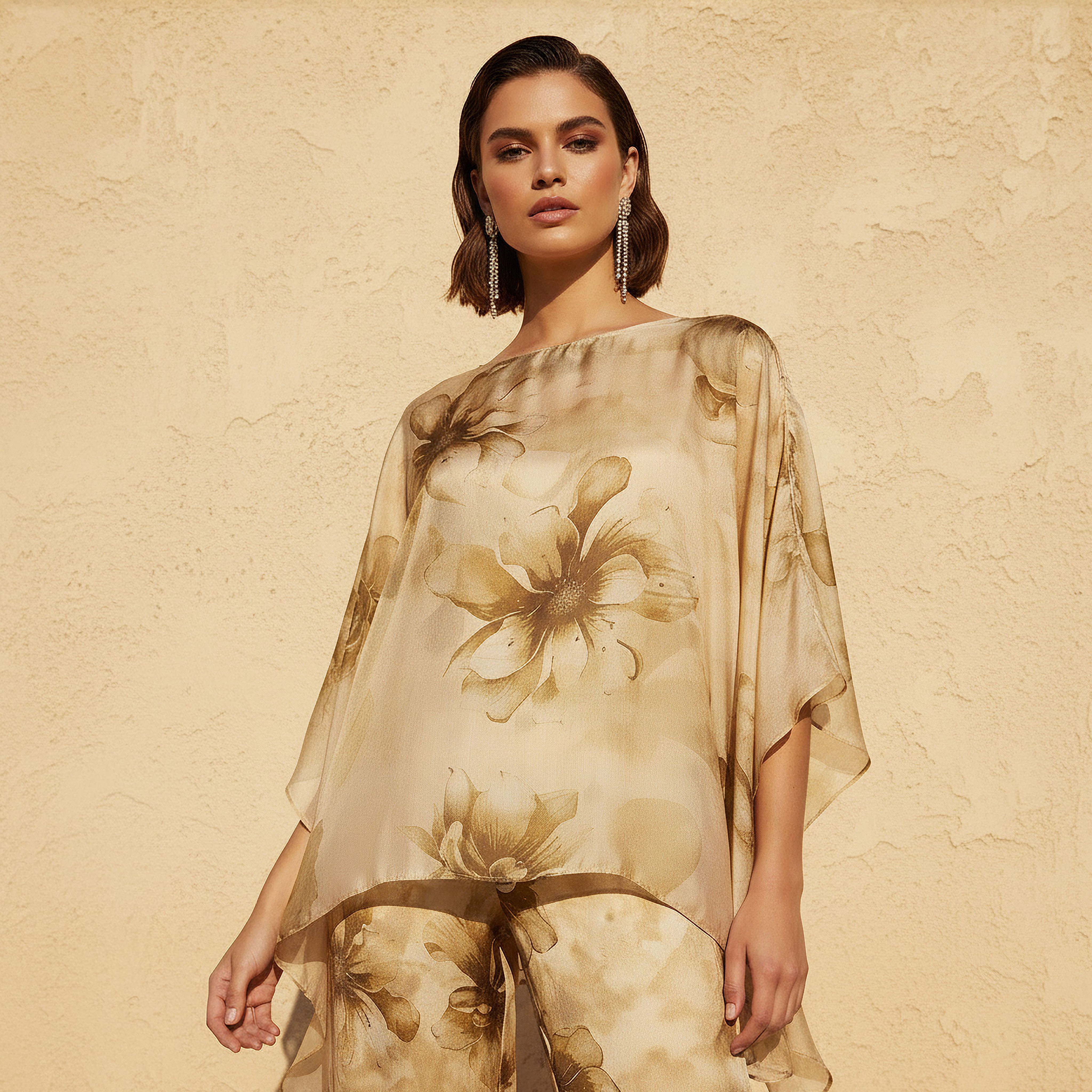 Iconic Kaftan Top with Floral Print-women-clothing-shirtsandblouses-blouses-image-1