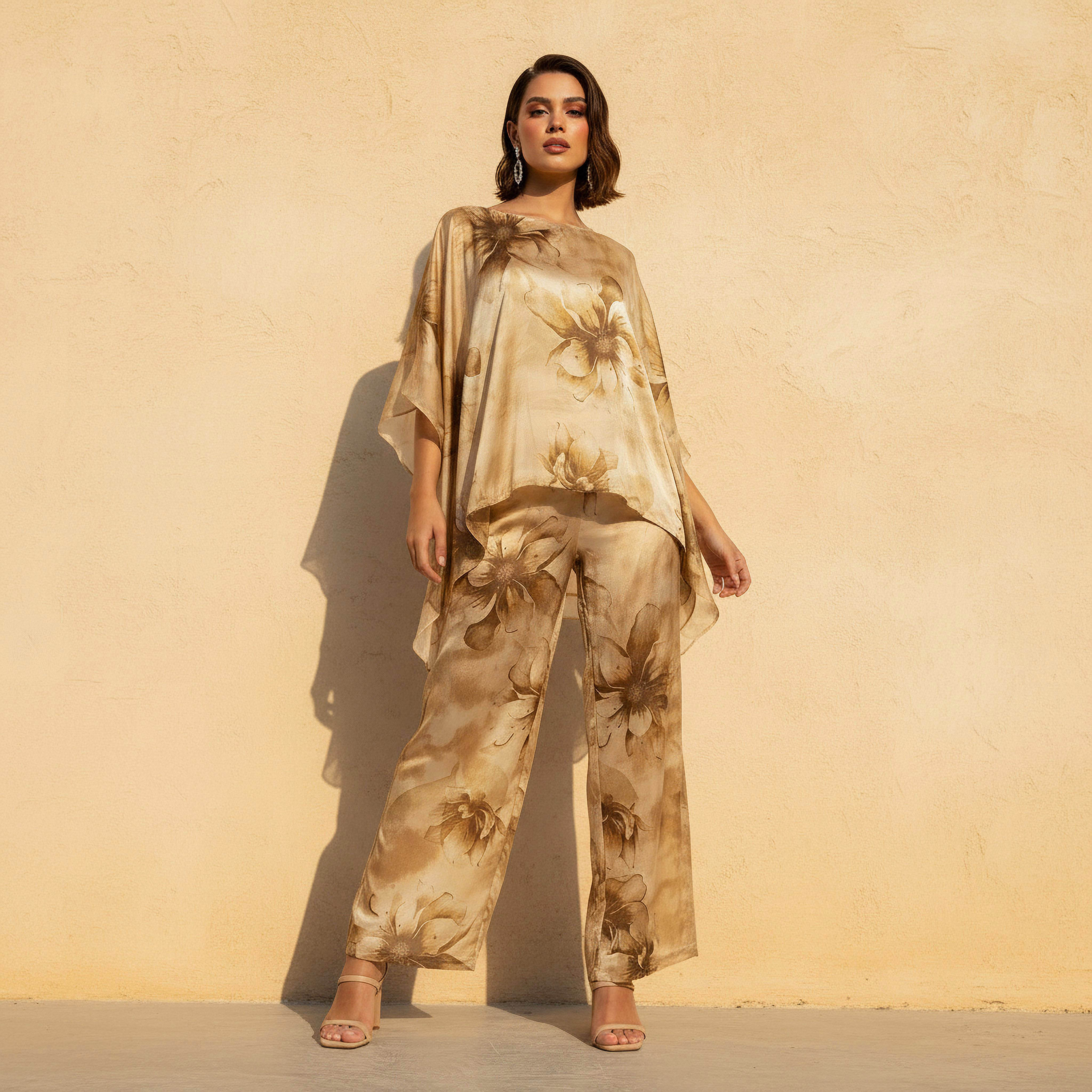 Iconic High Waist Floral Print Wide Leg Pants-women-clothing-bottoms-trousers-image-3