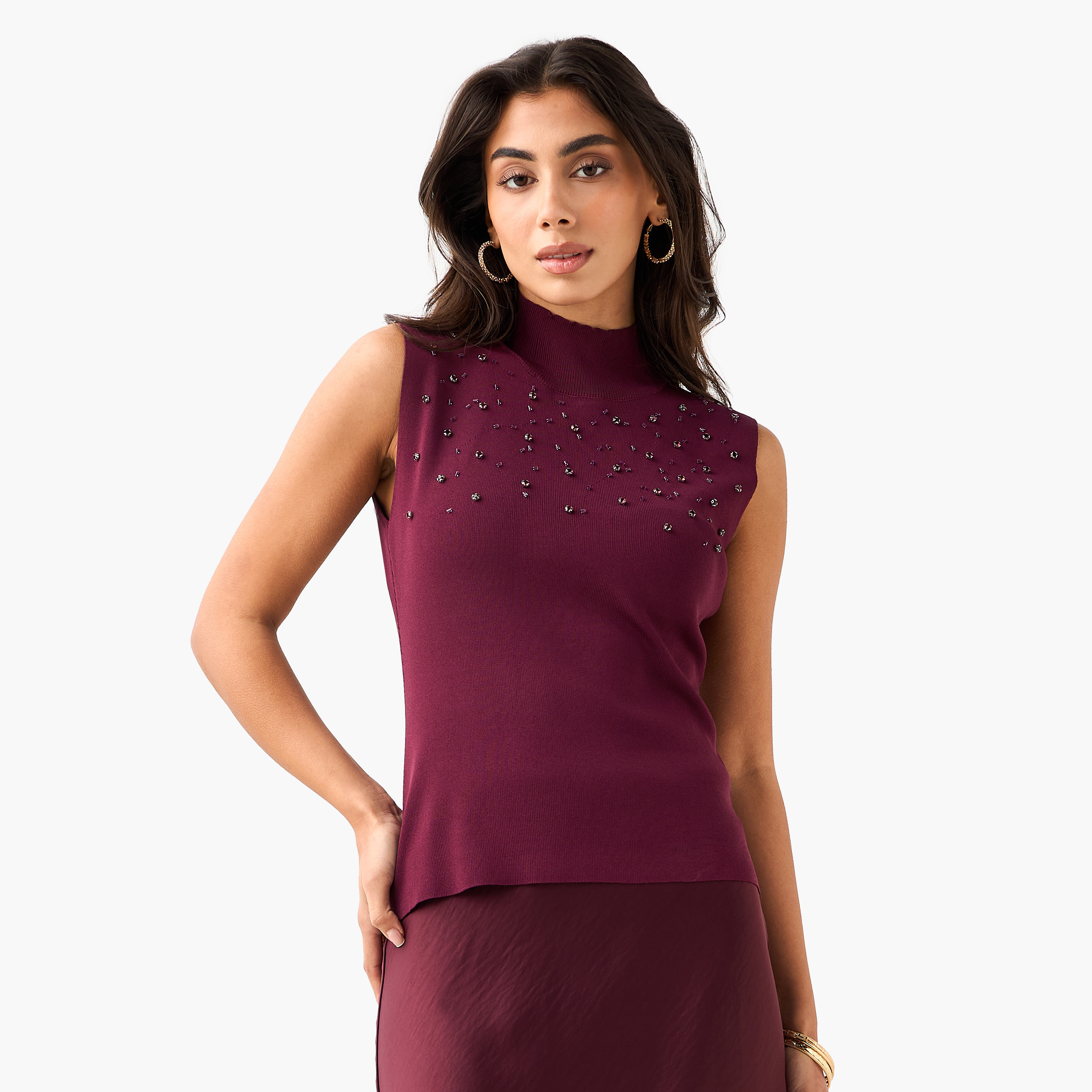 Iconic Sleeveless Top with Embellishment-women-clothing-shirtsandblouses-blouses-image-3