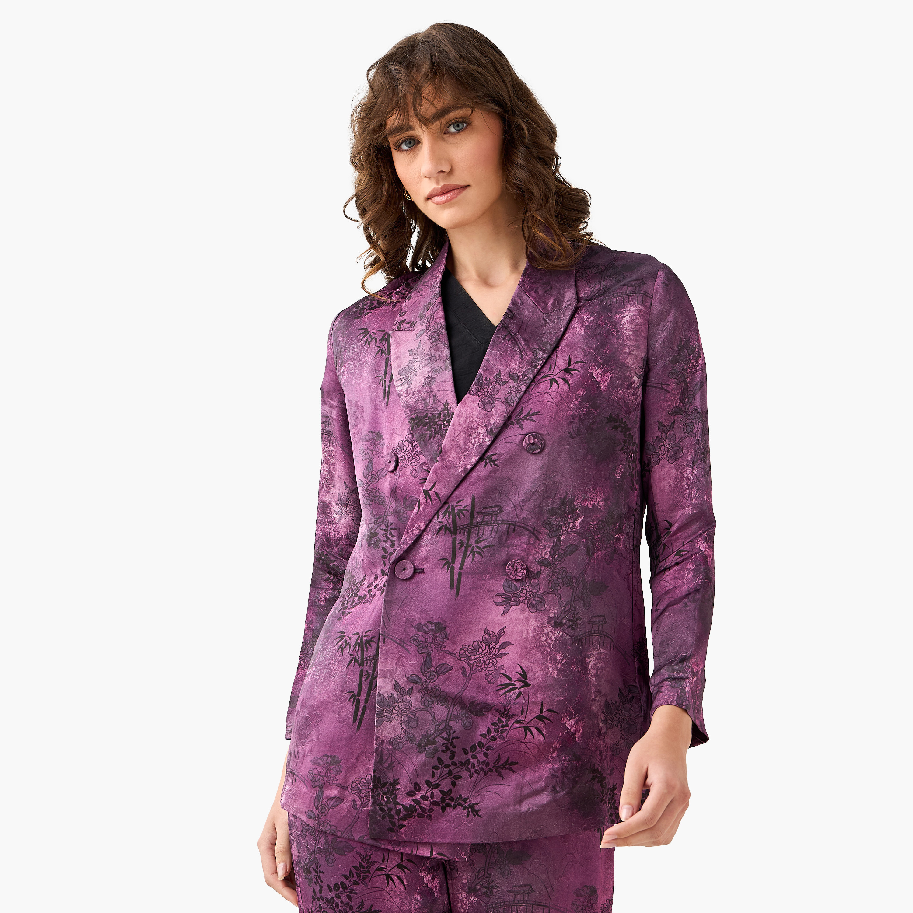 بليزر بطبعات زهرية من آيكونيك-women-clothing-coatsandjackets-blazers-image-5