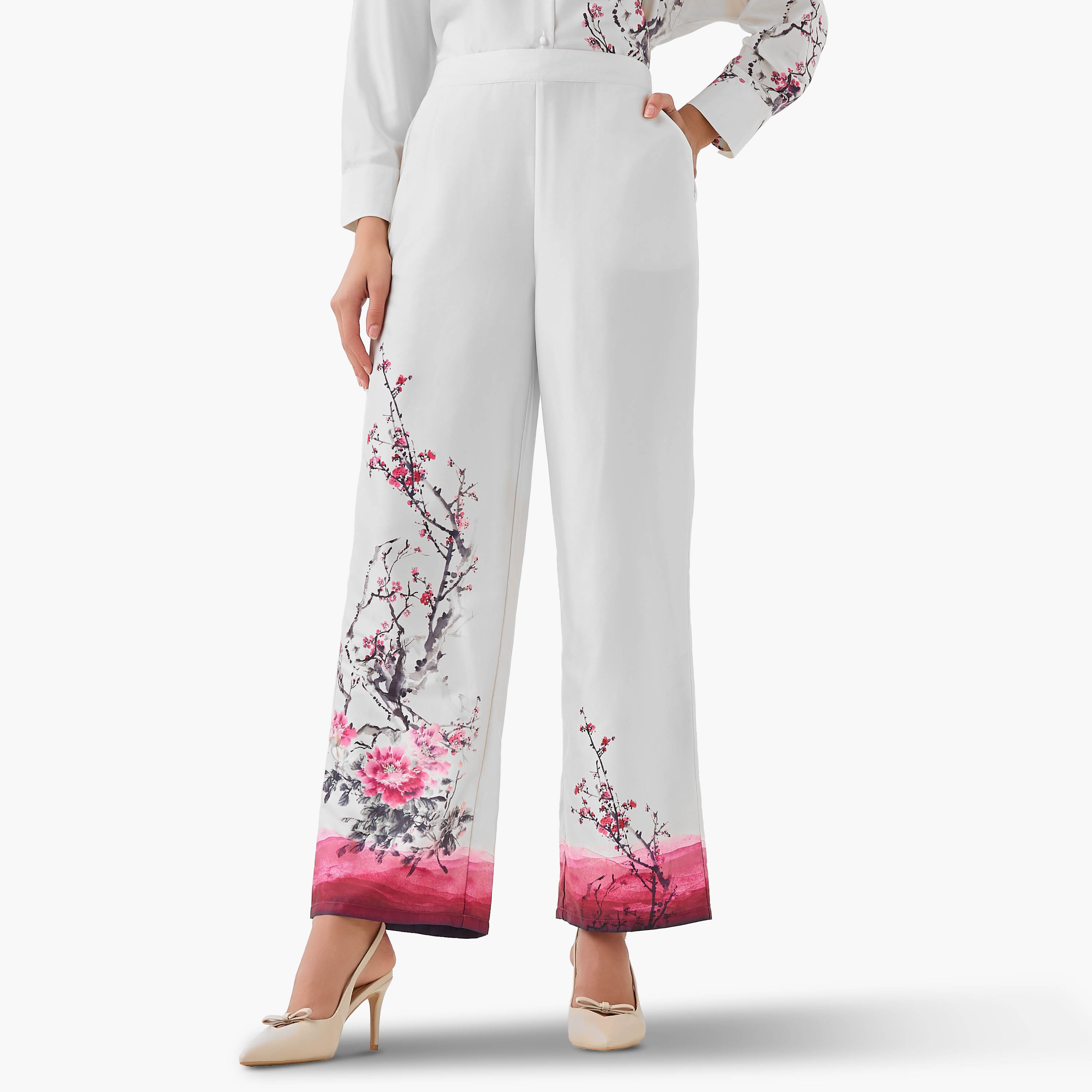 Iconic Wide Leg Floral Print Pants-women-clothing-bottoms-trousers-image-4