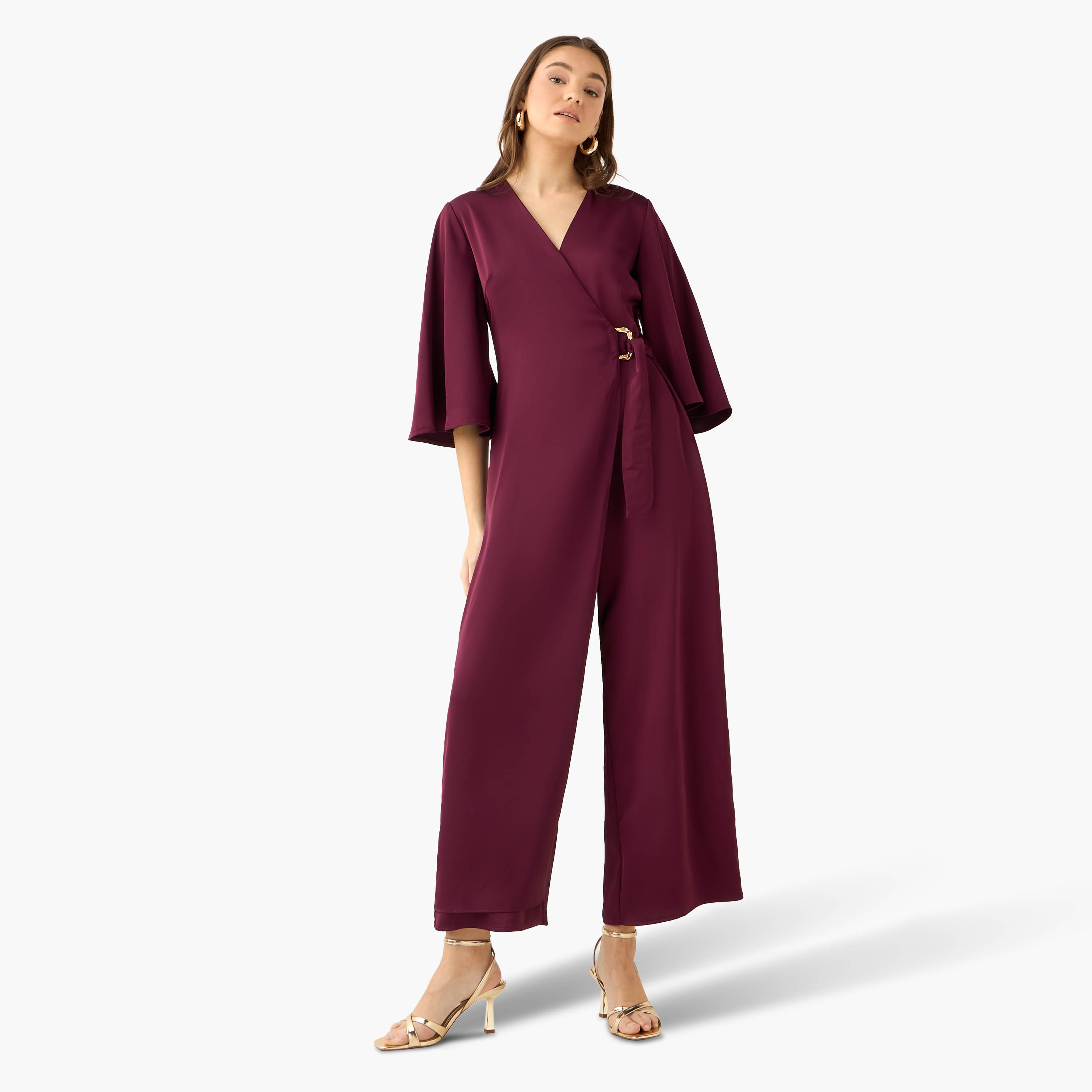 Iconic Jumpsuit Front Wrap with Zip Closure-women-clothing-jumpsuits-image-3