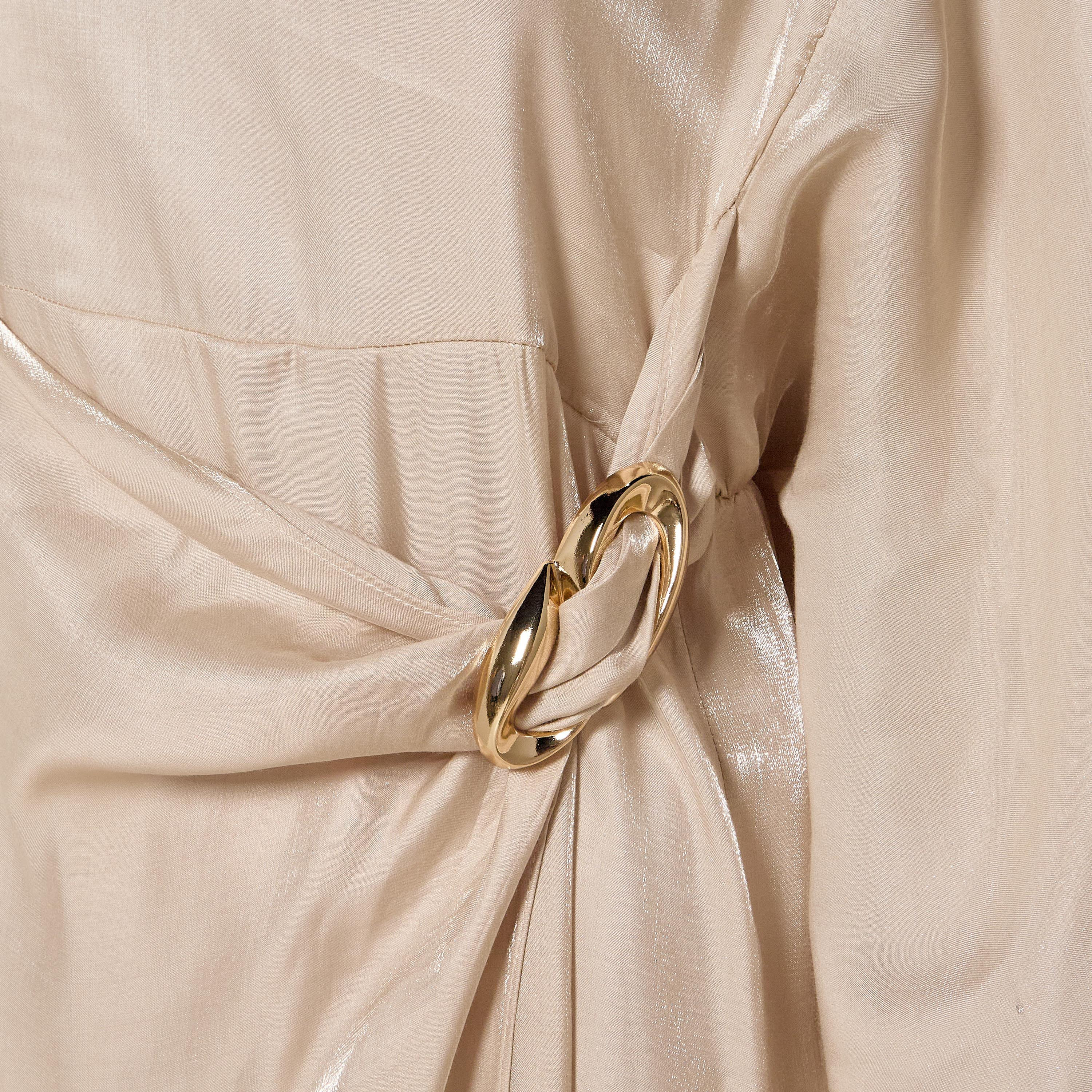 Iconic Cape Kaftan Women Dress with Knot Buckle Detail-women-clothing-dresses-image-2