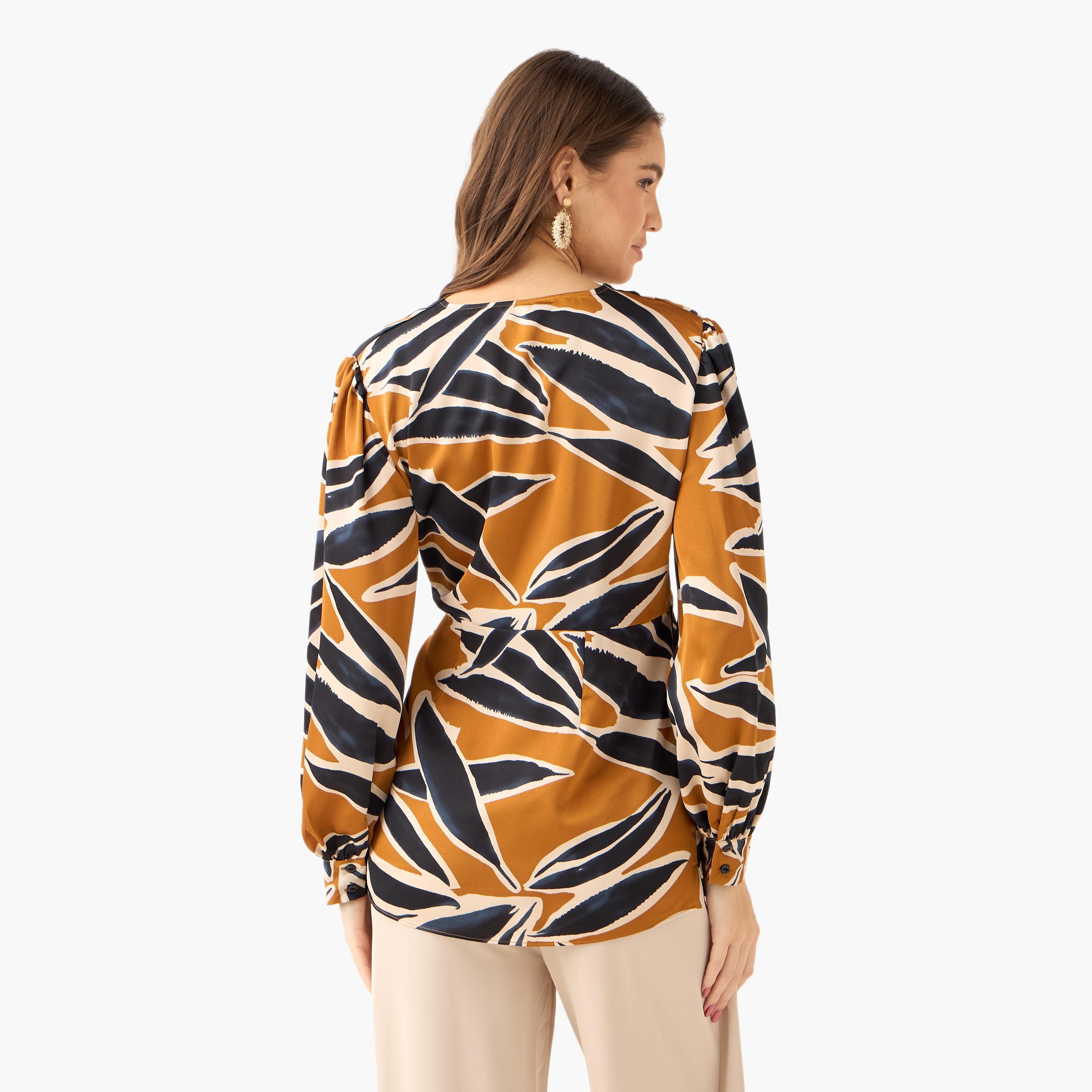 Iconic Wrap Top with Print-women-clothing-shirtsandblouses-blouses-image-4