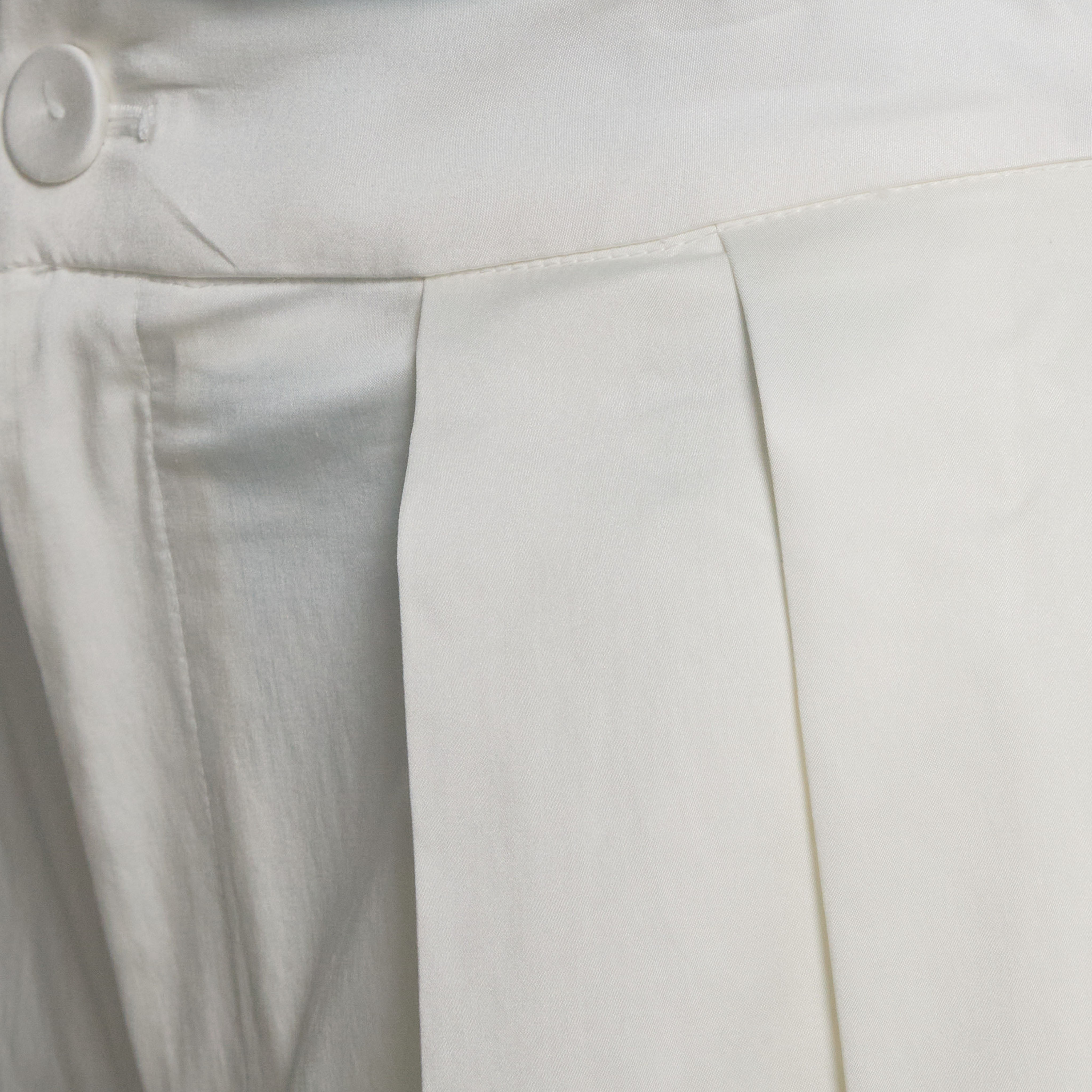 Iconic Wide Leg Pleated Formal Wide Leg Cullotes-women-clothing-bottoms-trousers-image-2