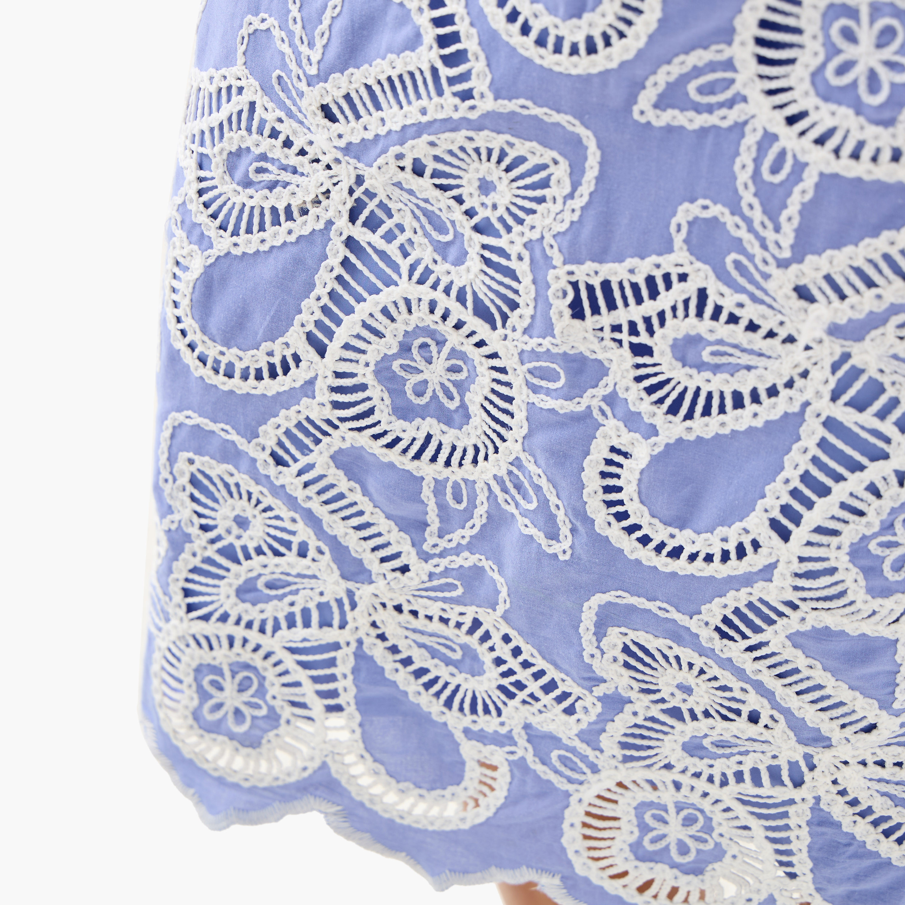 Iconic Midi Cotton Cutwork Embroidered Skirt with Slit-women-clothing-bottoms-skirts-image-5