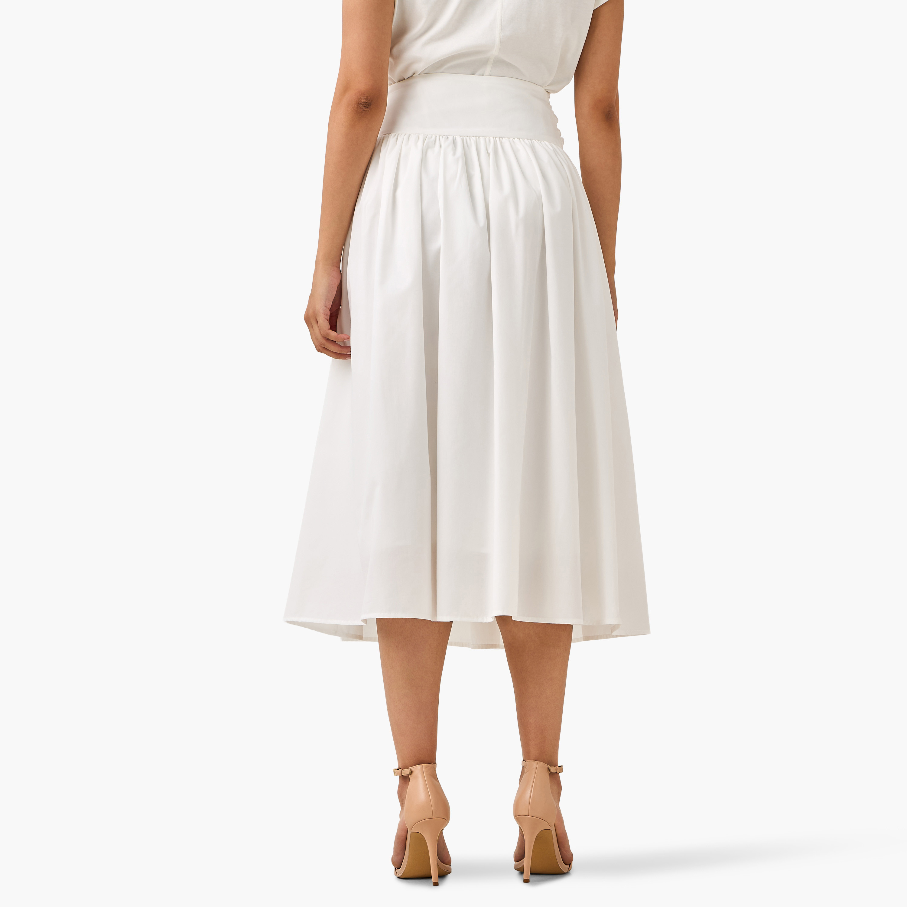Iconic Midi A-line Skirt with Tie-Up-women-clothing-bottoms-skirts-image-6