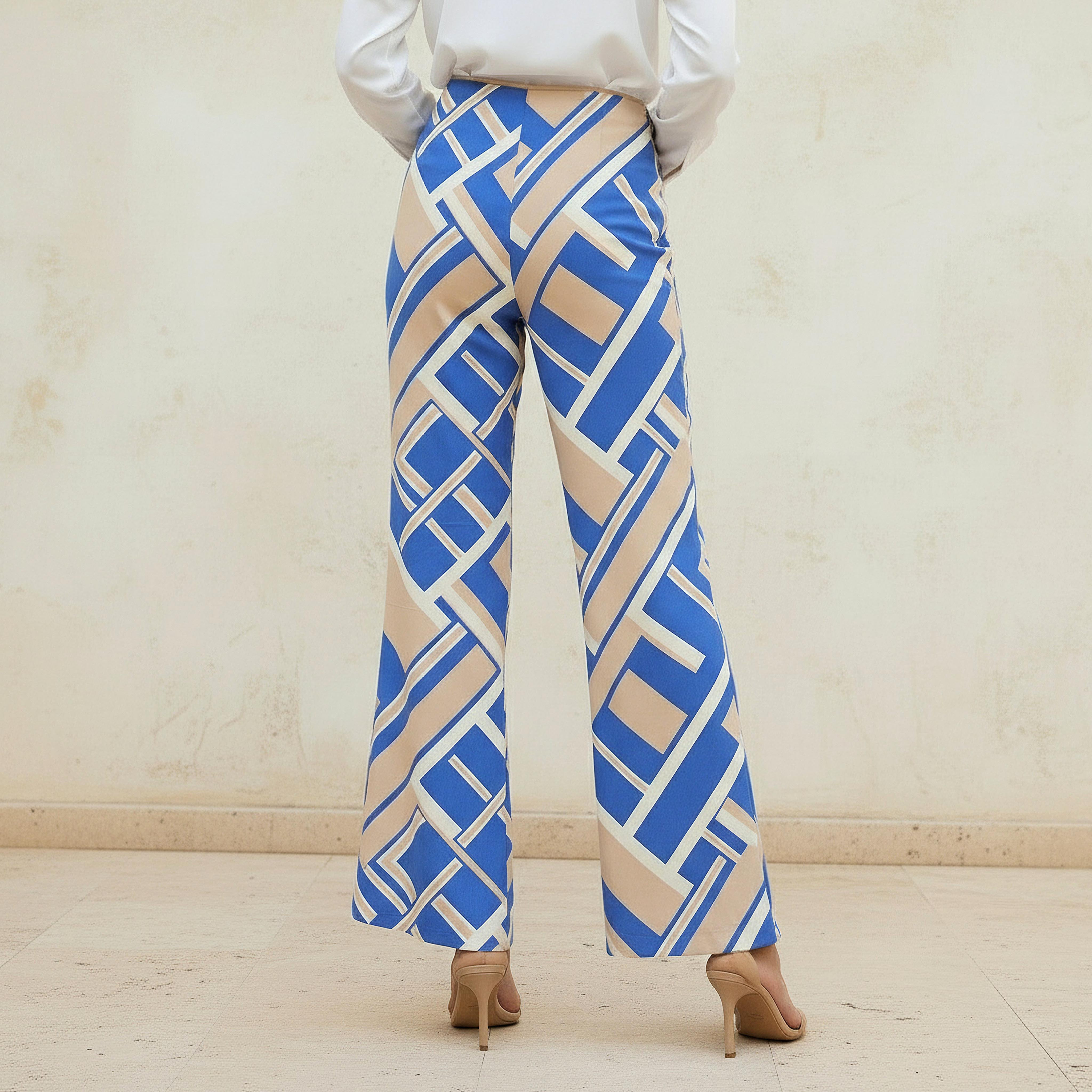 Iconic High Waist Geometric Print Viscose Wide Leg Pants-women-clothing-bottoms-trousers-image-4