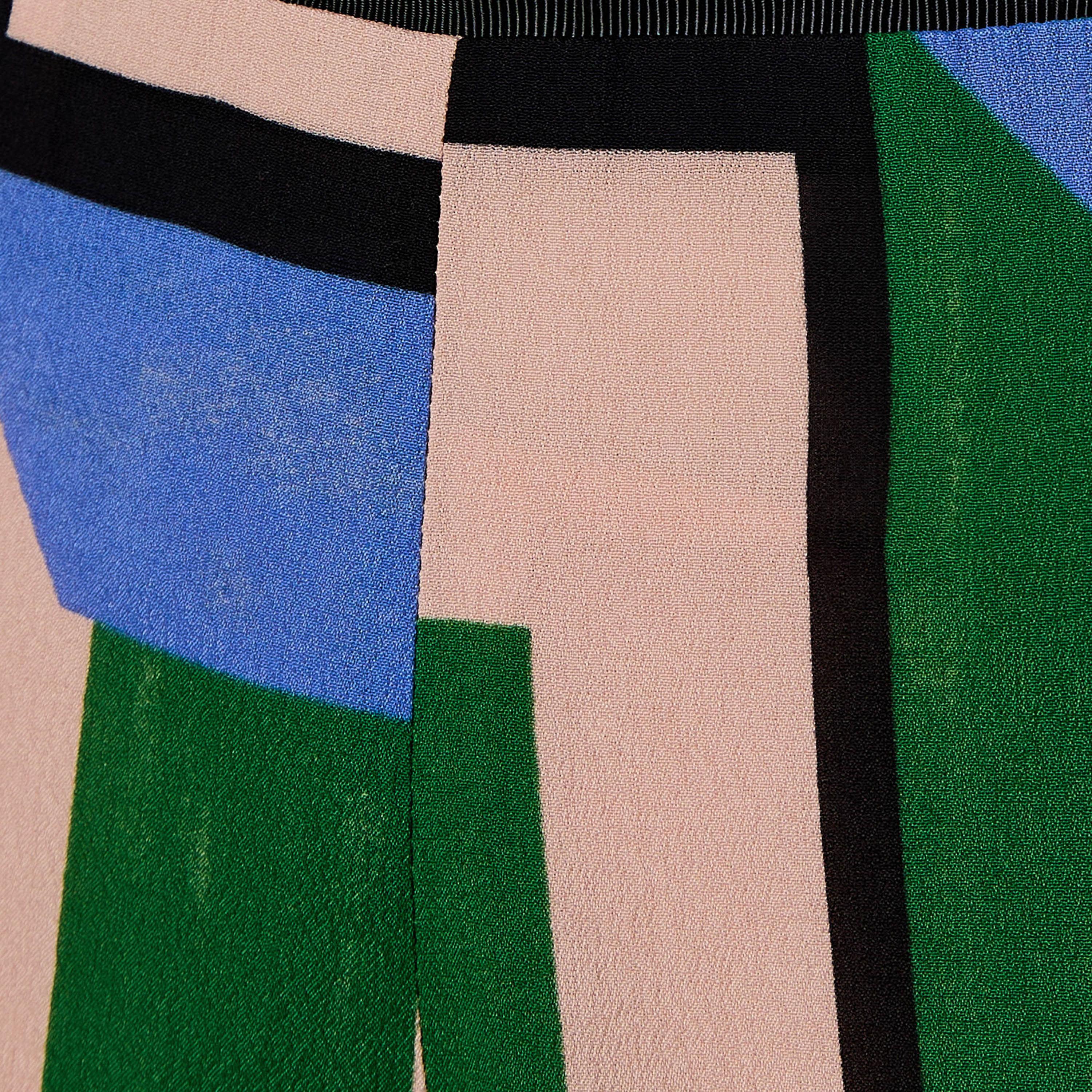 Iconic High Waist Geometric Print Viscose Wide Leg Pants-women-clothing-bottoms-trousers-image-2