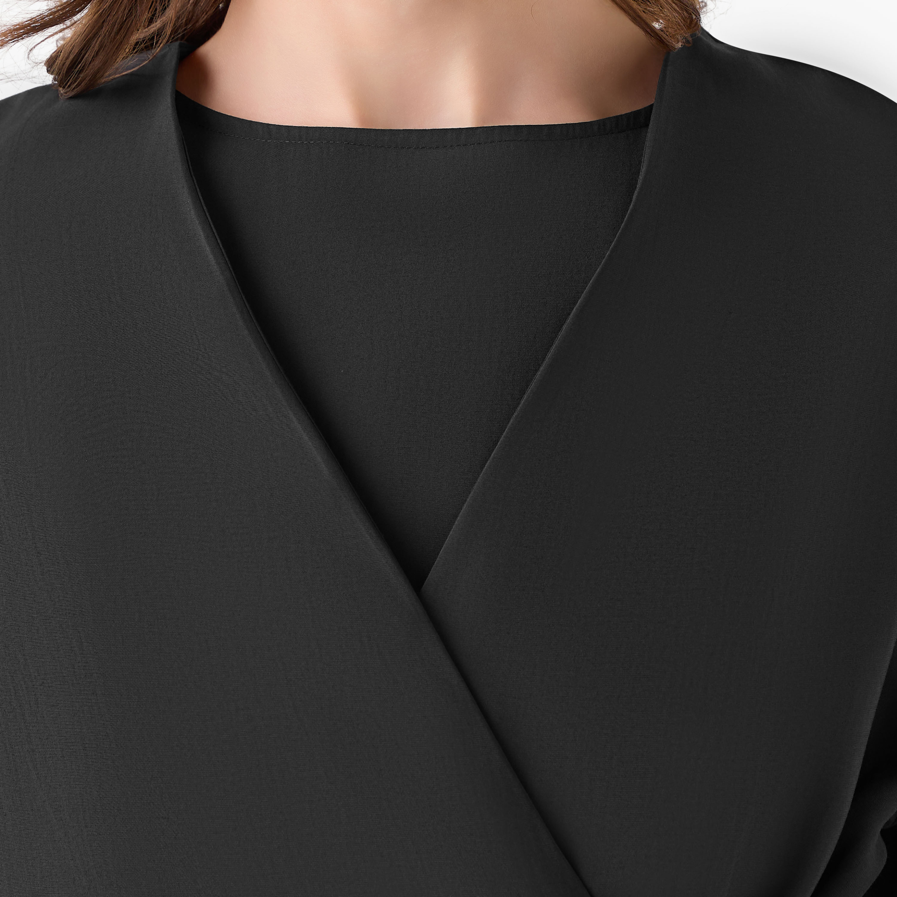Iconic Layered Maxi Wrap Dress with Button Detail-women-clothing-dresses-image-5