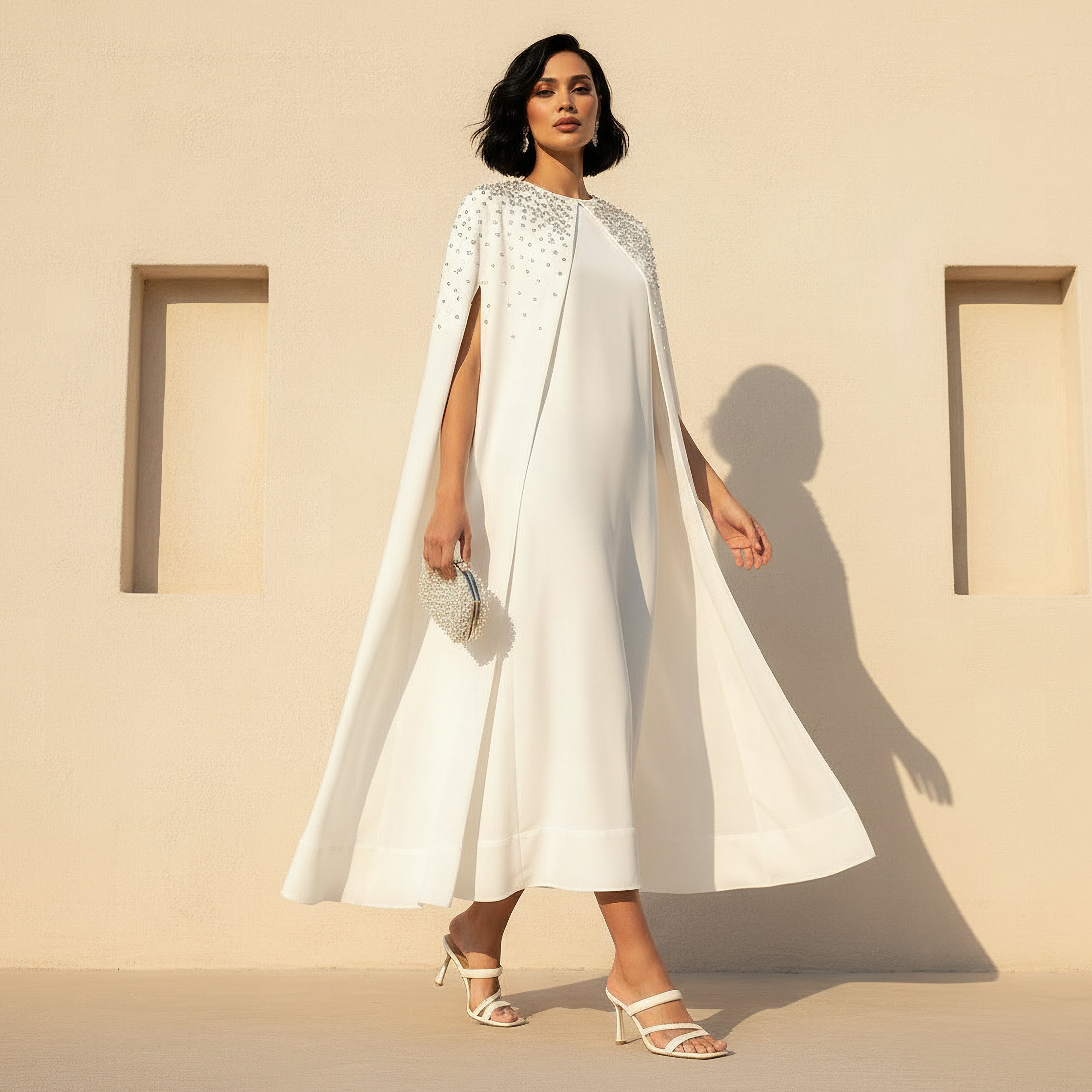 Iconic Maxi Stone Embellished Cape-women-clothing-dresses-image-1