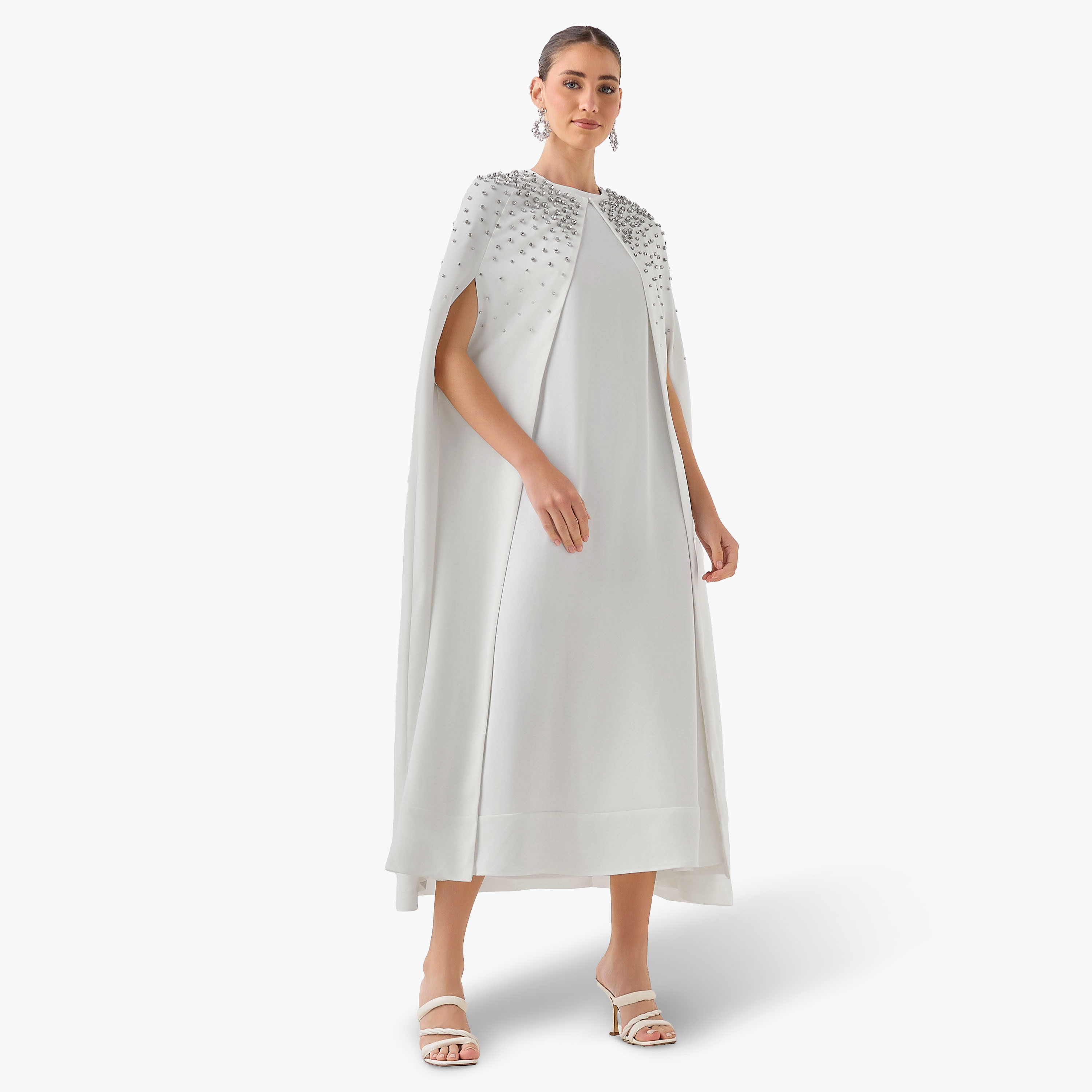 Iconic Maxi Stone Embellished Cape-women-clothing-dresses-image-3