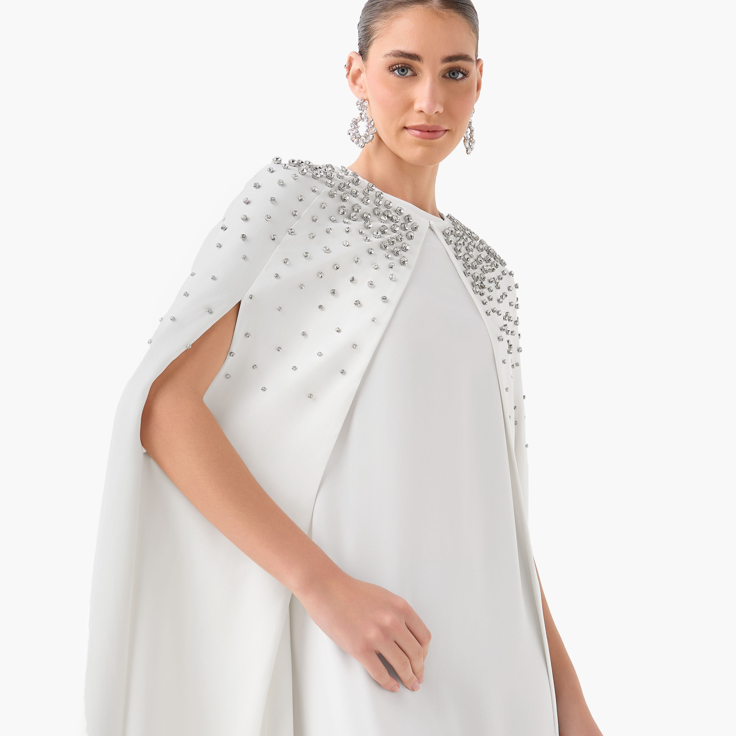 Iconic Maxi Stone Embellished Cape-women-clothing-dresses-image-5