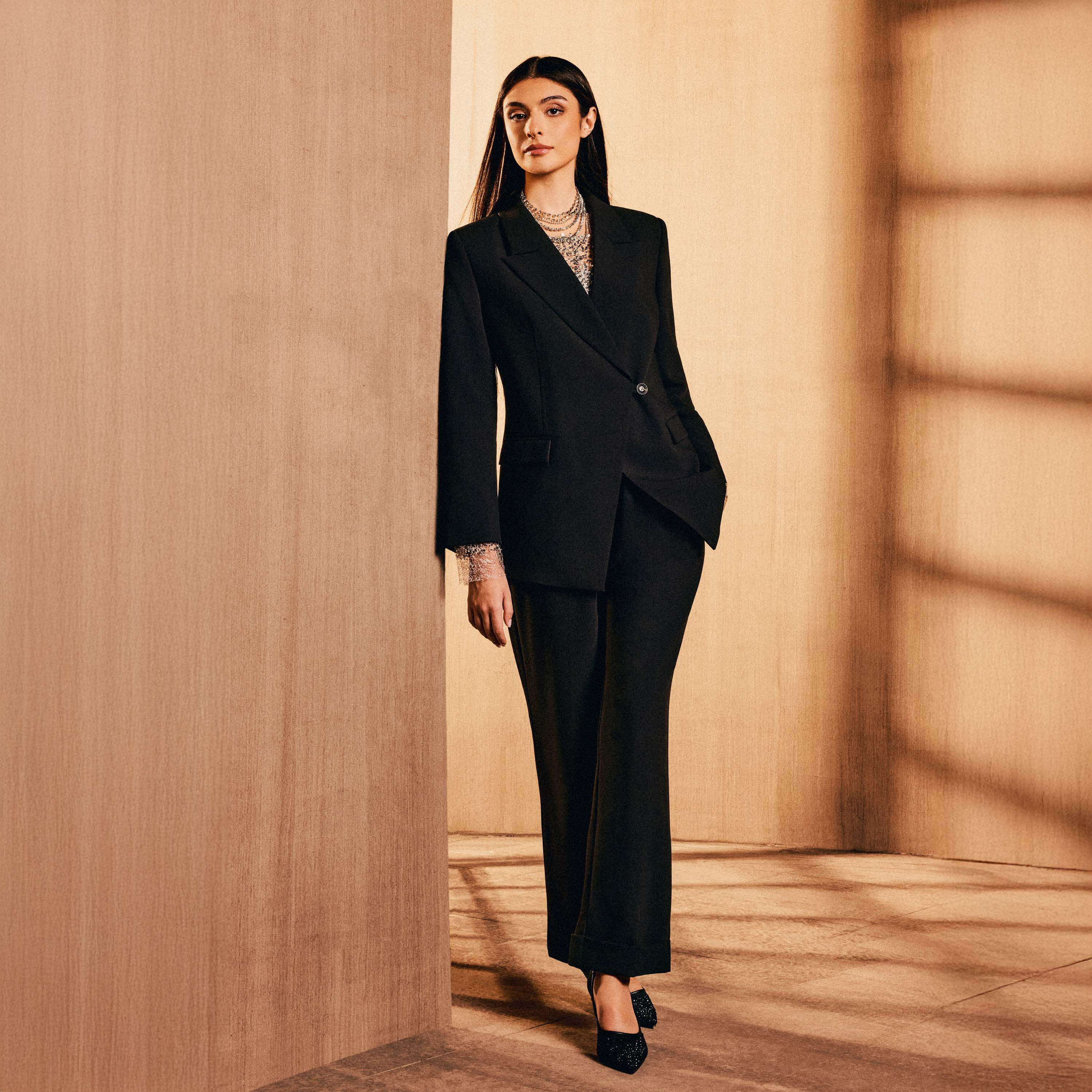 Iconic Oversized Blazer with Button Closure-women-clothing-coordsets-image-1