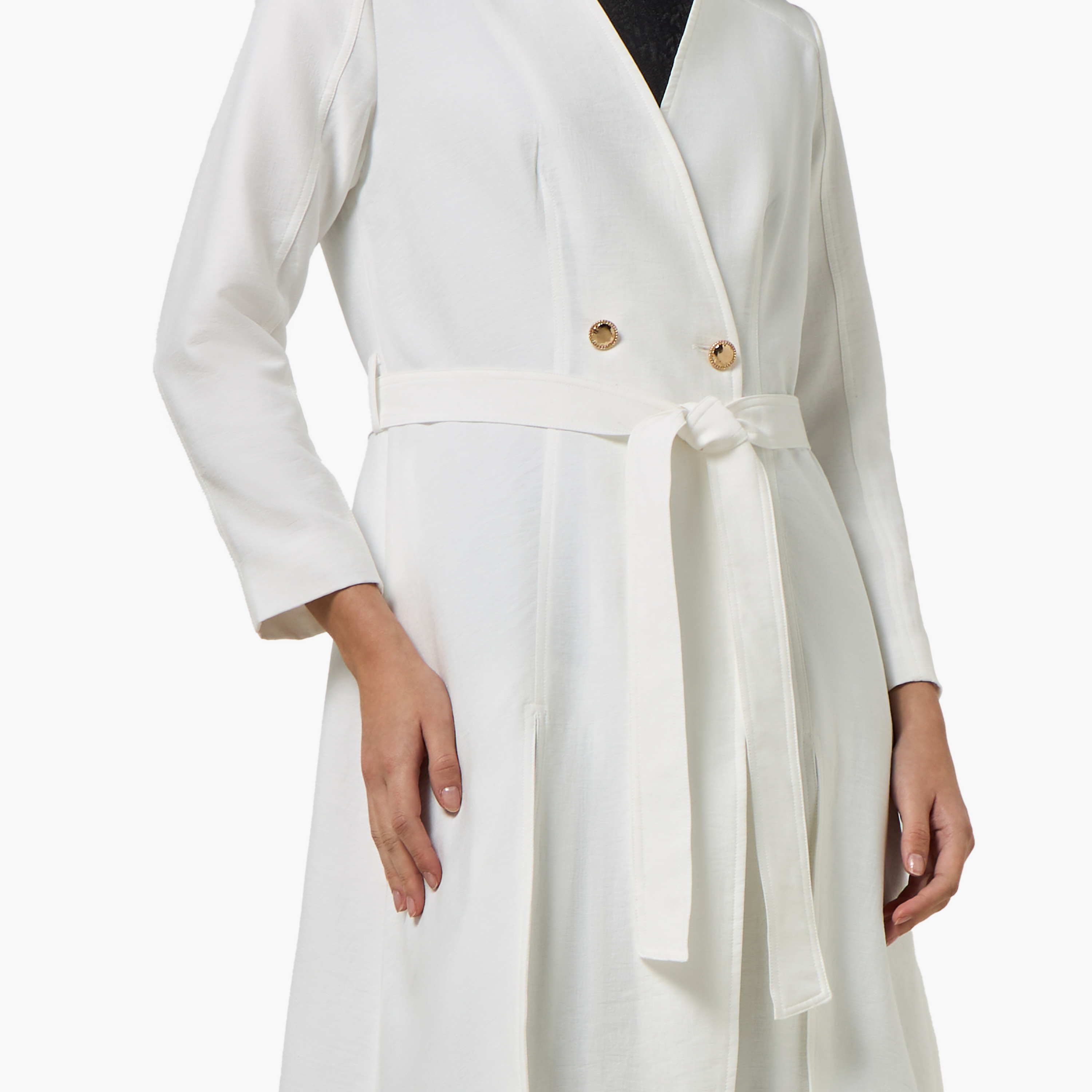Iconic Longline Linen Blend Duster Jacket with Belt-women-winterwear-coatsandjackets-jackets-image-5